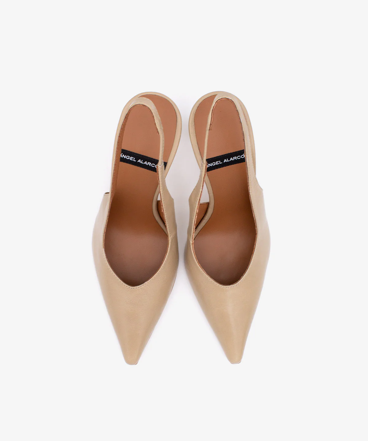 AINA – Stiletto destalonado con tacón alto de piel texturizada - Image 4