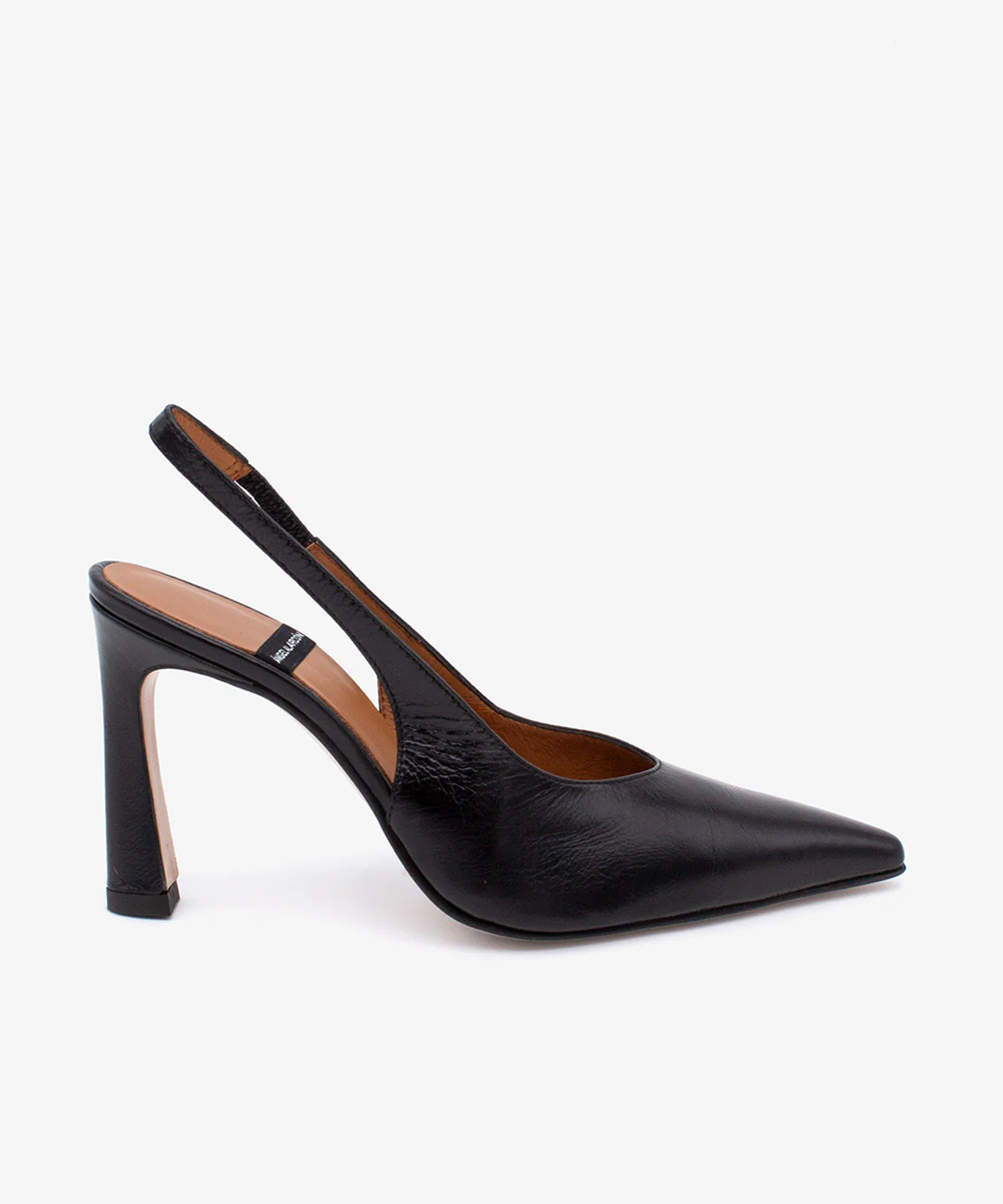 AINA – Stiletto destalonado con tacón alto de piel texturizada - Image 6