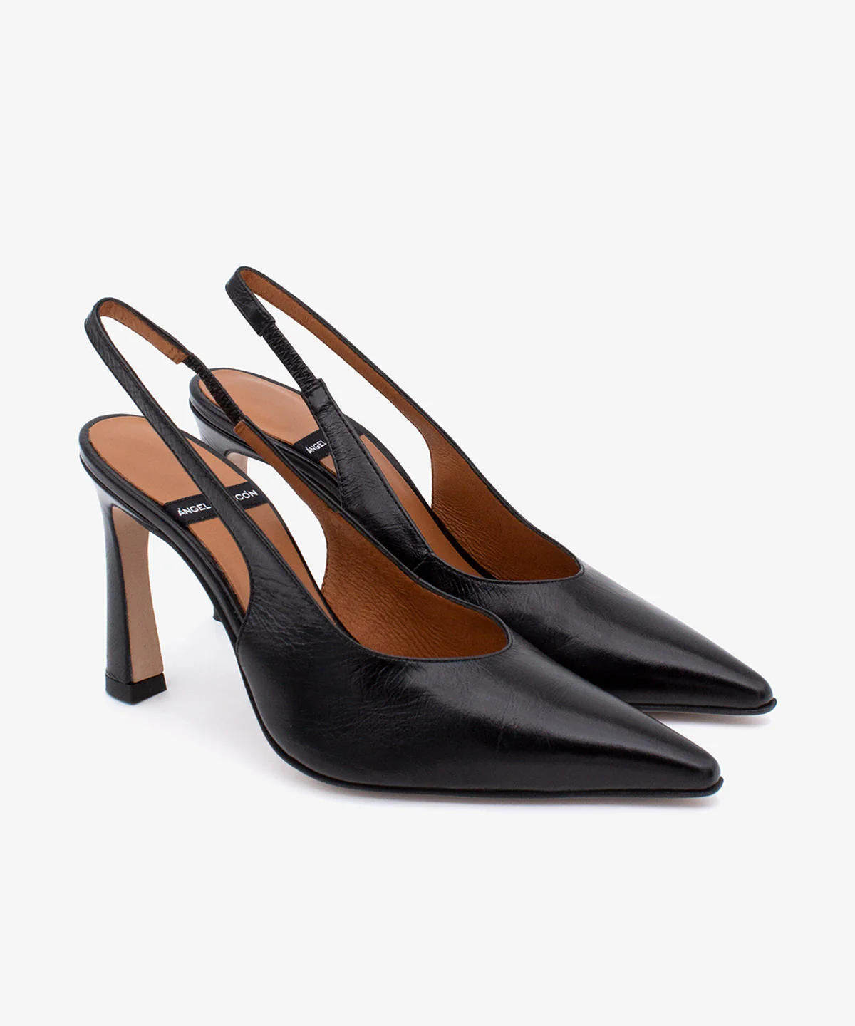 AINA – Stiletto destalonado con tacón alto de piel texturizada - Image 7