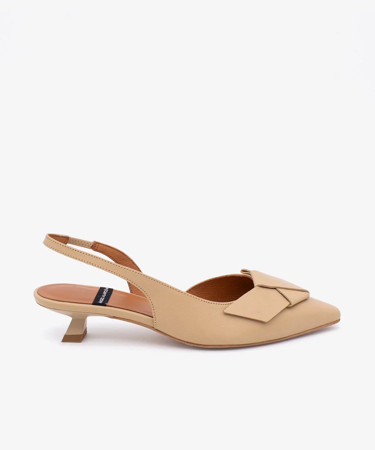 ALINE – Zapatos de salón destalonados de punta fina con lazo de piel - Image 11