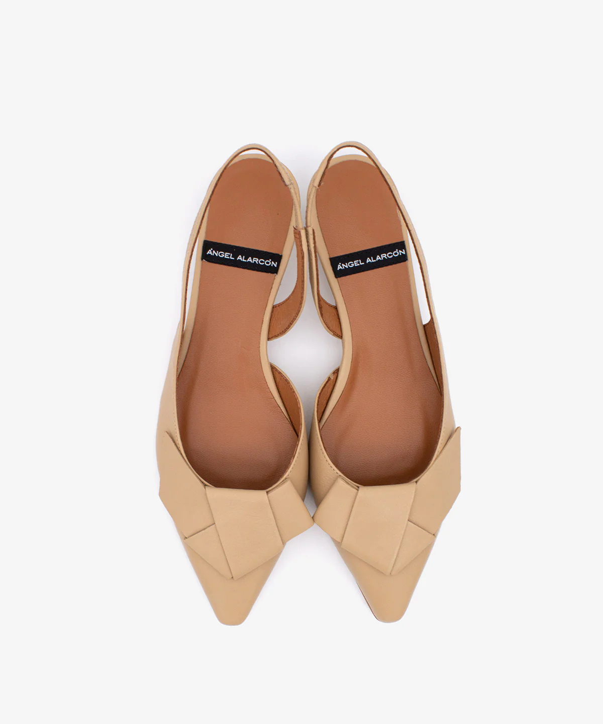 ALINE – Zapatos de salón destalonados de punta fina con lazo de piel - Image 14