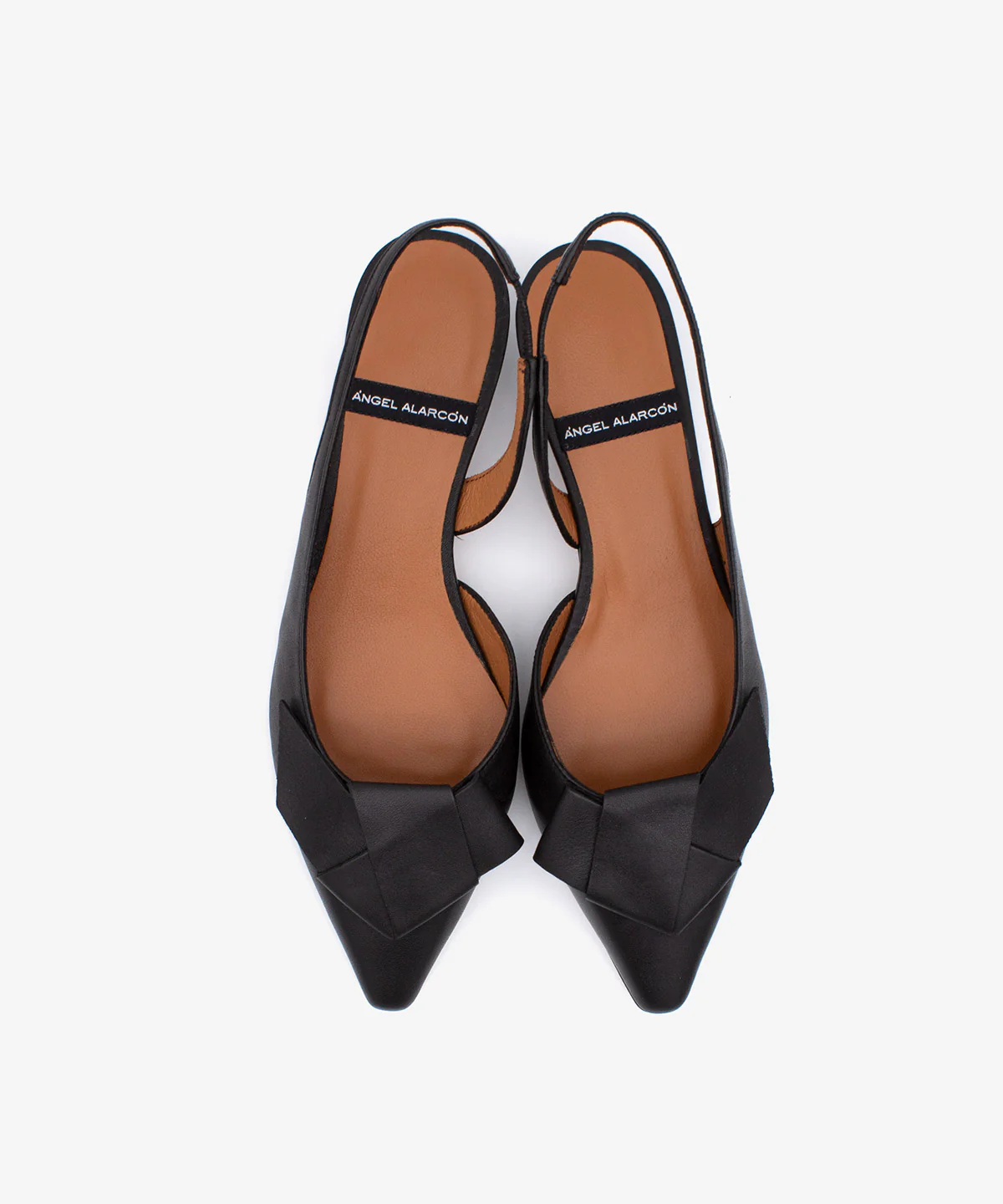 ALINE – Zapatos de salón destalonados de punta fina con lazo de piel - Image 19