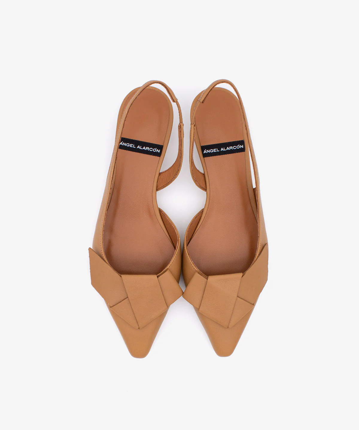 ALINE – Zapatos de salón destalonados de punta fina con lazo de piel - Image 4