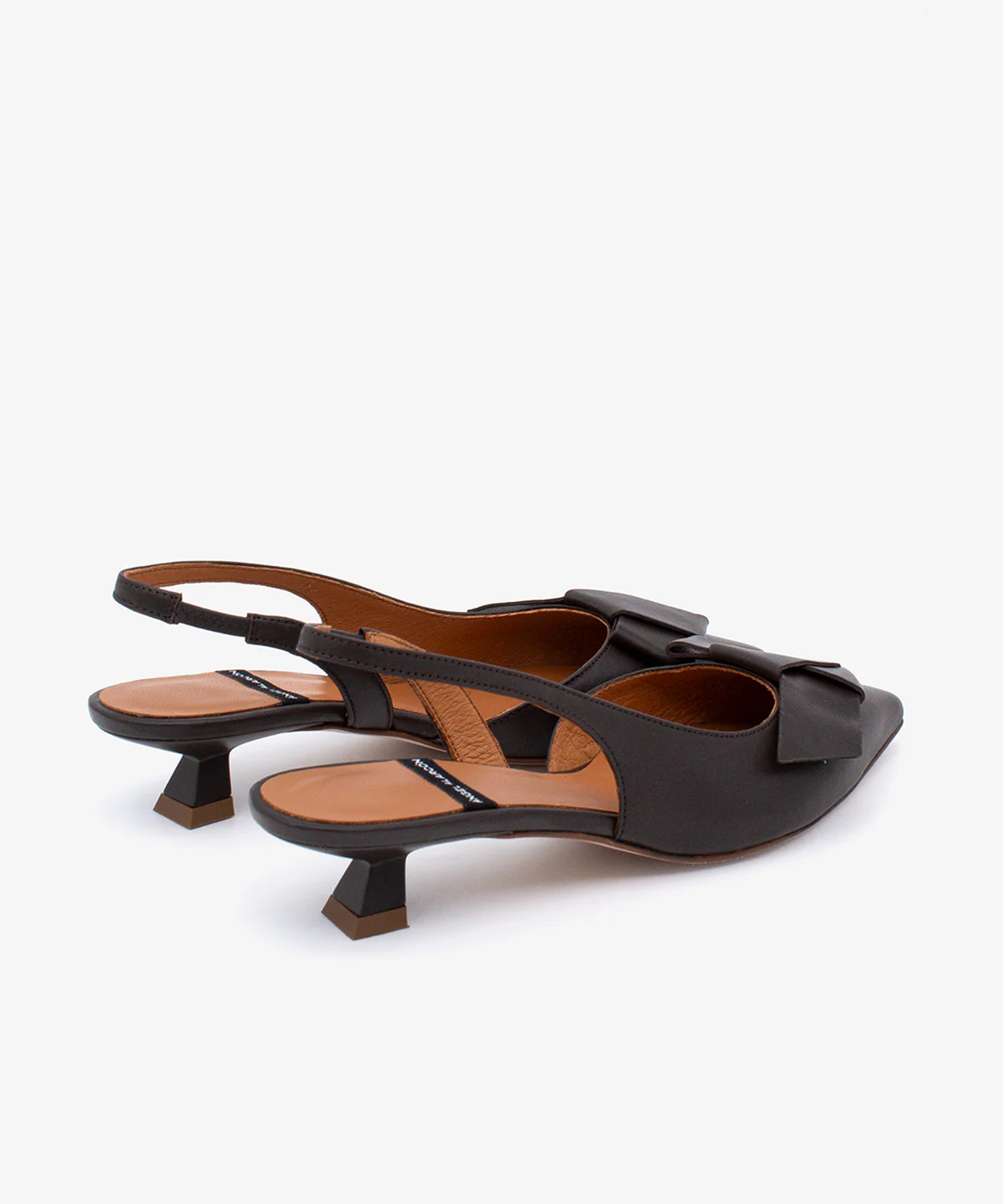 ALINE – Zapatos de salón destalonados de punta fina con lazo de piel - Image 8