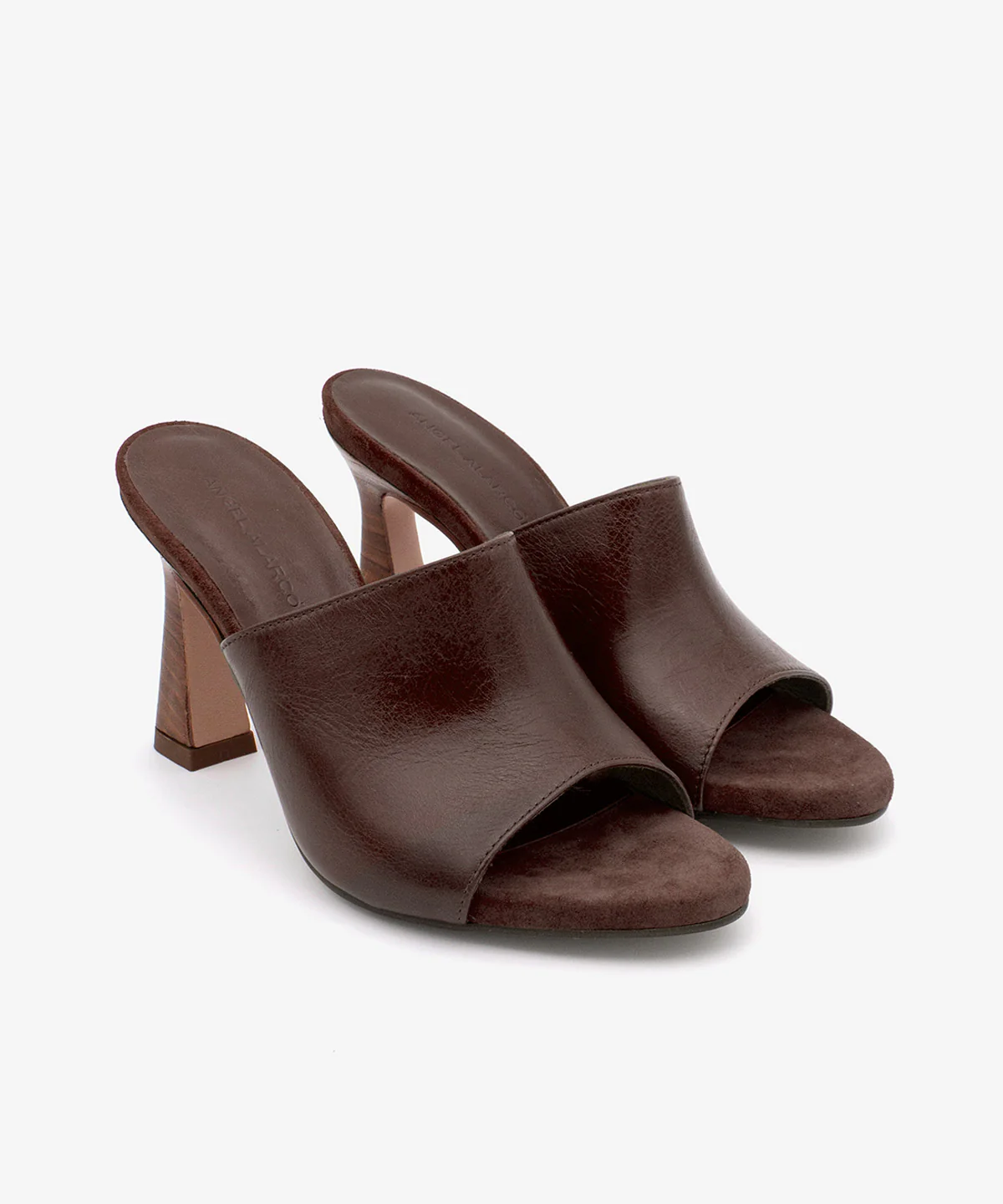 ALMAU – Mules de vestir elegantes con tacón alto de piel texturizada - Image 6