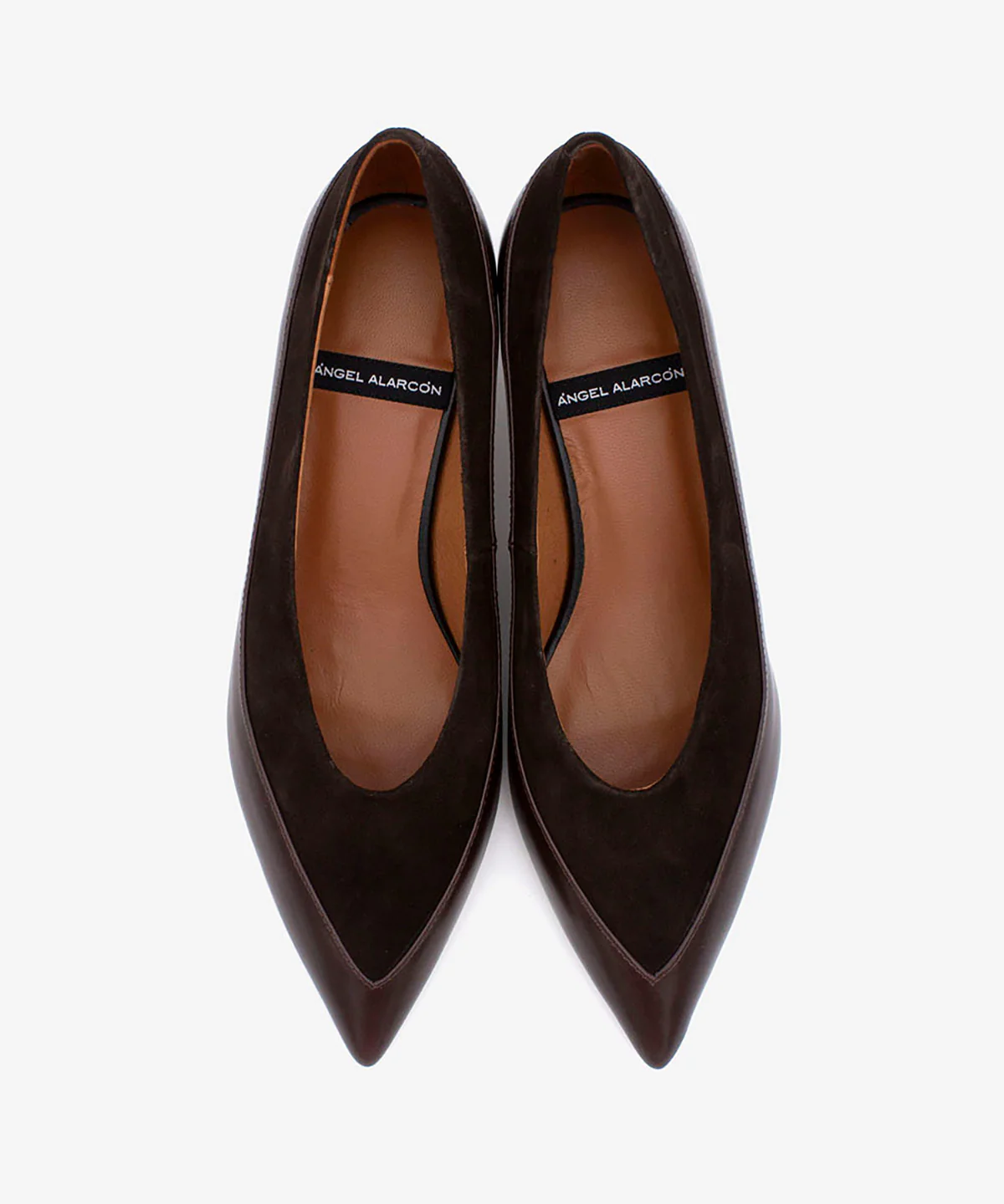 CHERIE – Zapato de mujer de piel y serraje tipo salón con tacón mini - Image 4
