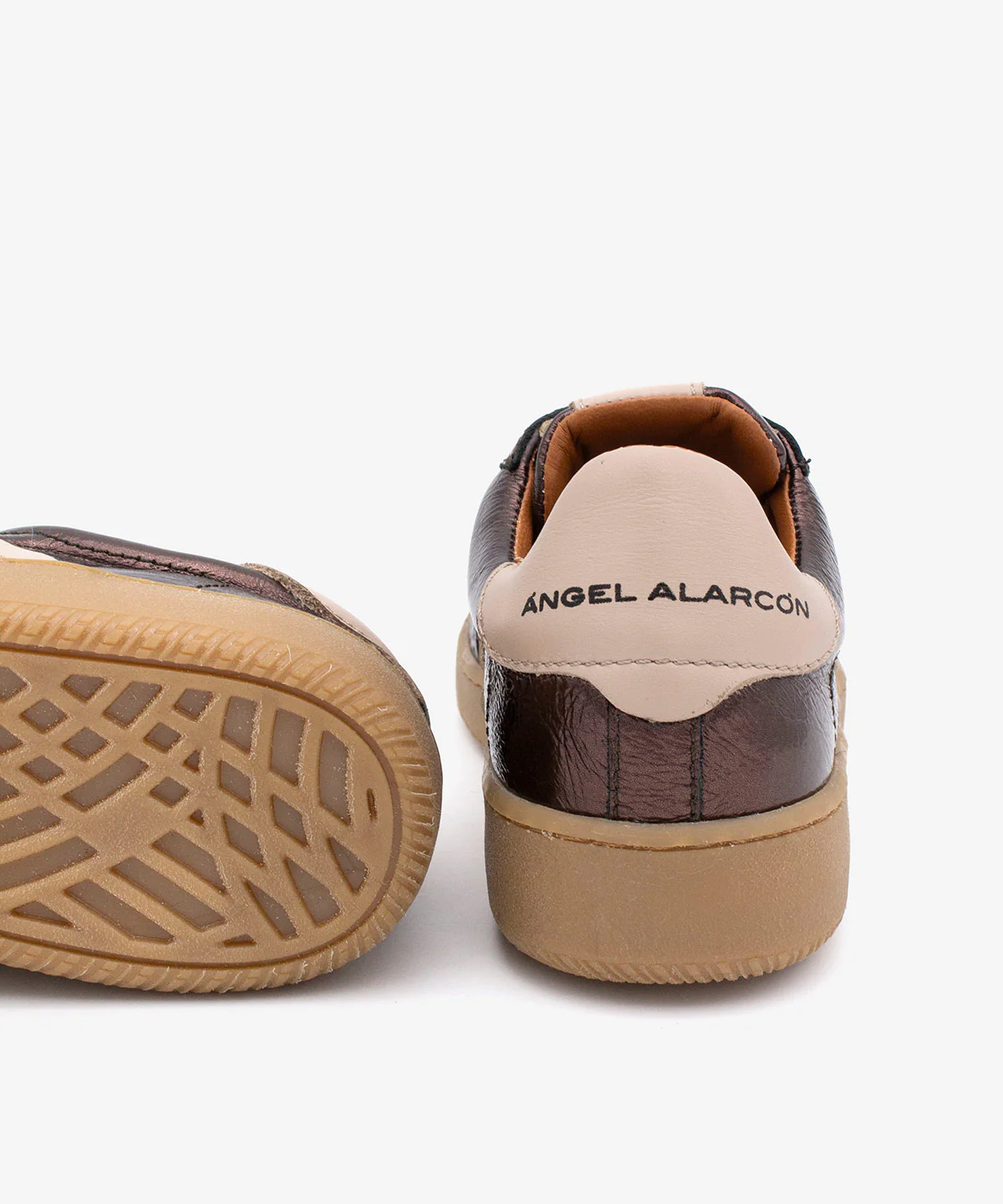DEBORAH - Sneakers de mujer retro elegantes de piel metalizada - Image 12