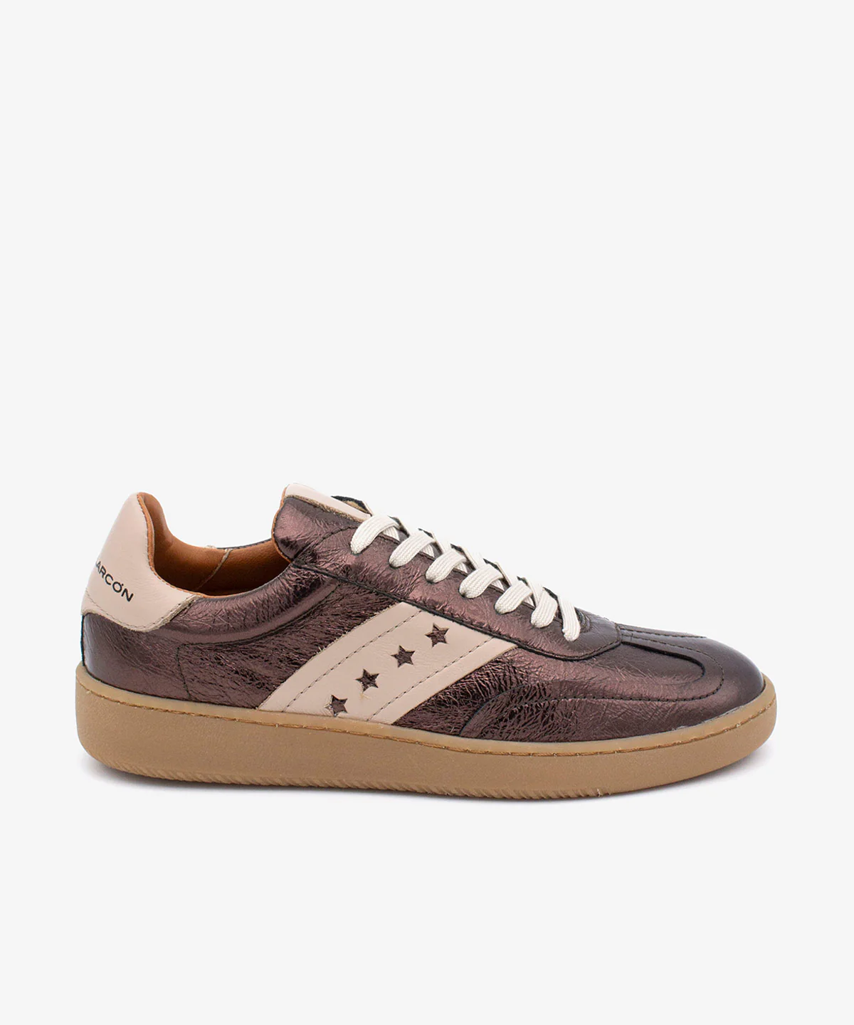 DEBORAH - Sneakers de mujer retro elegantes de piel metalizada - Image 8