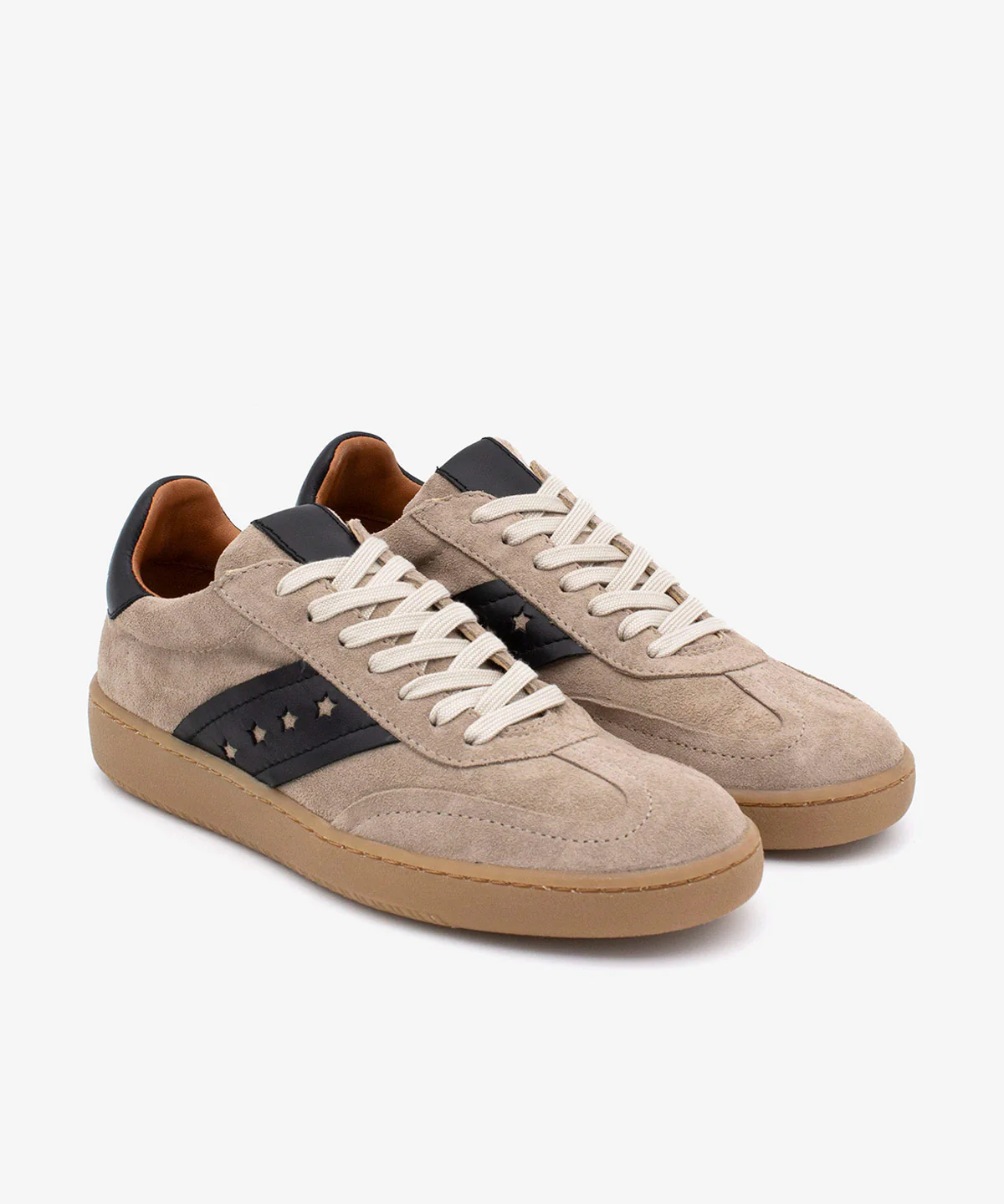 DEBORAH - Sneakers de mujer retro elegantes de serraje - Image 3