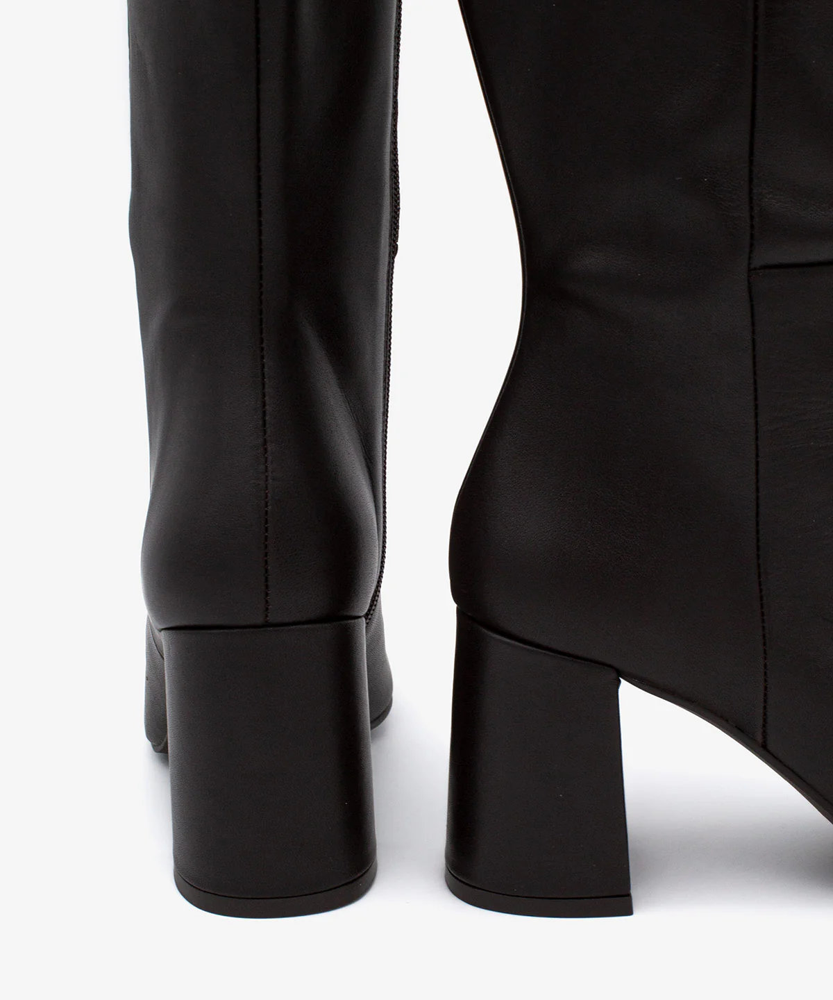 DORANA – Bota de mujer con tacón ancho y cremallera interna de piel suave - Image 14