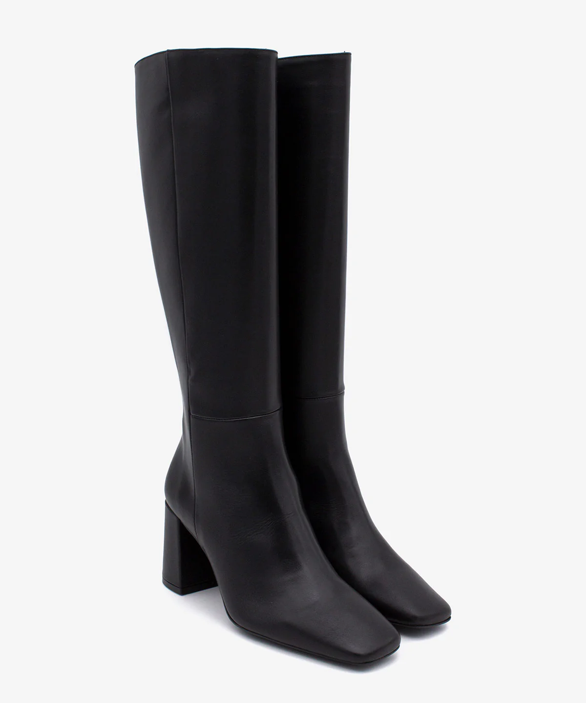 DORANA – Bota de mujer con tacón ancho y cremallera interna de piel suave - Image 4
