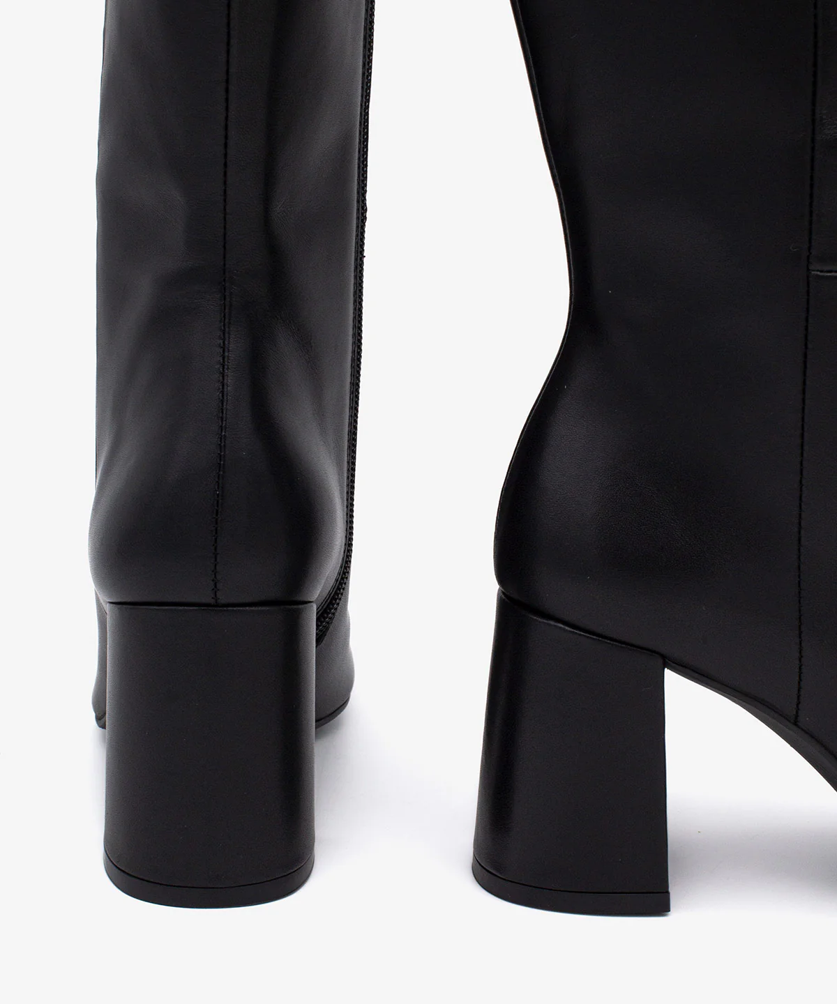 DORANA – Bota de mujer con tacón ancho y cremallera interna de piel suave - Image 8