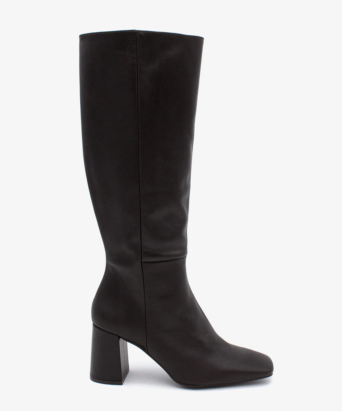 DORANA – Bota de mujer con tacón ancho y cremallera interna de piel suave - Image 9