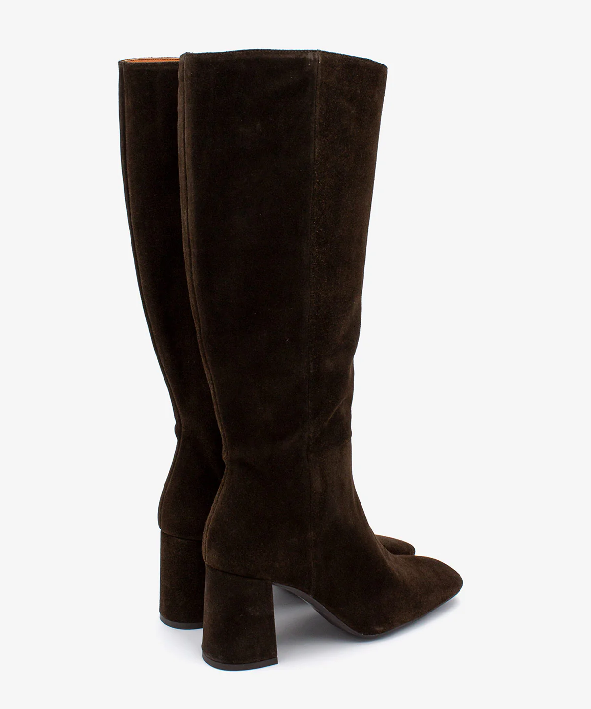 DORANA – Bota de mujer con tacón ancho y cremallera interna de serraje - Image 3