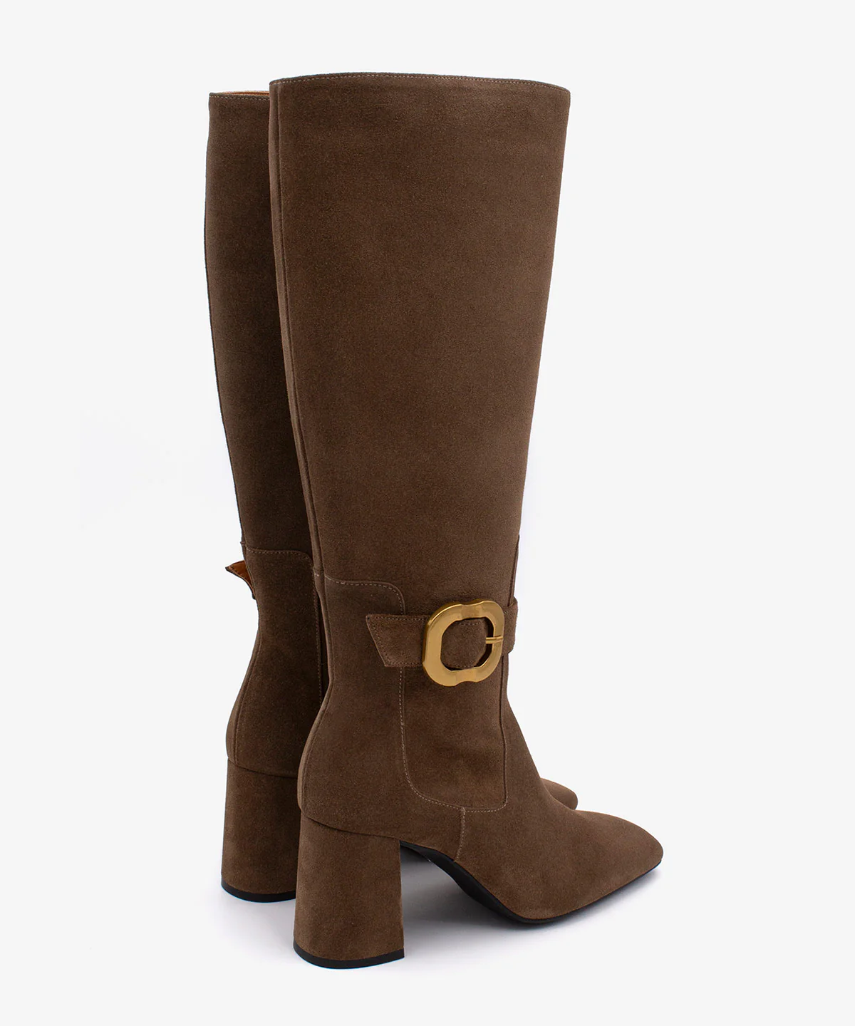 ELORA – Bota de mujer con tacón ancho de serraje - Image 3