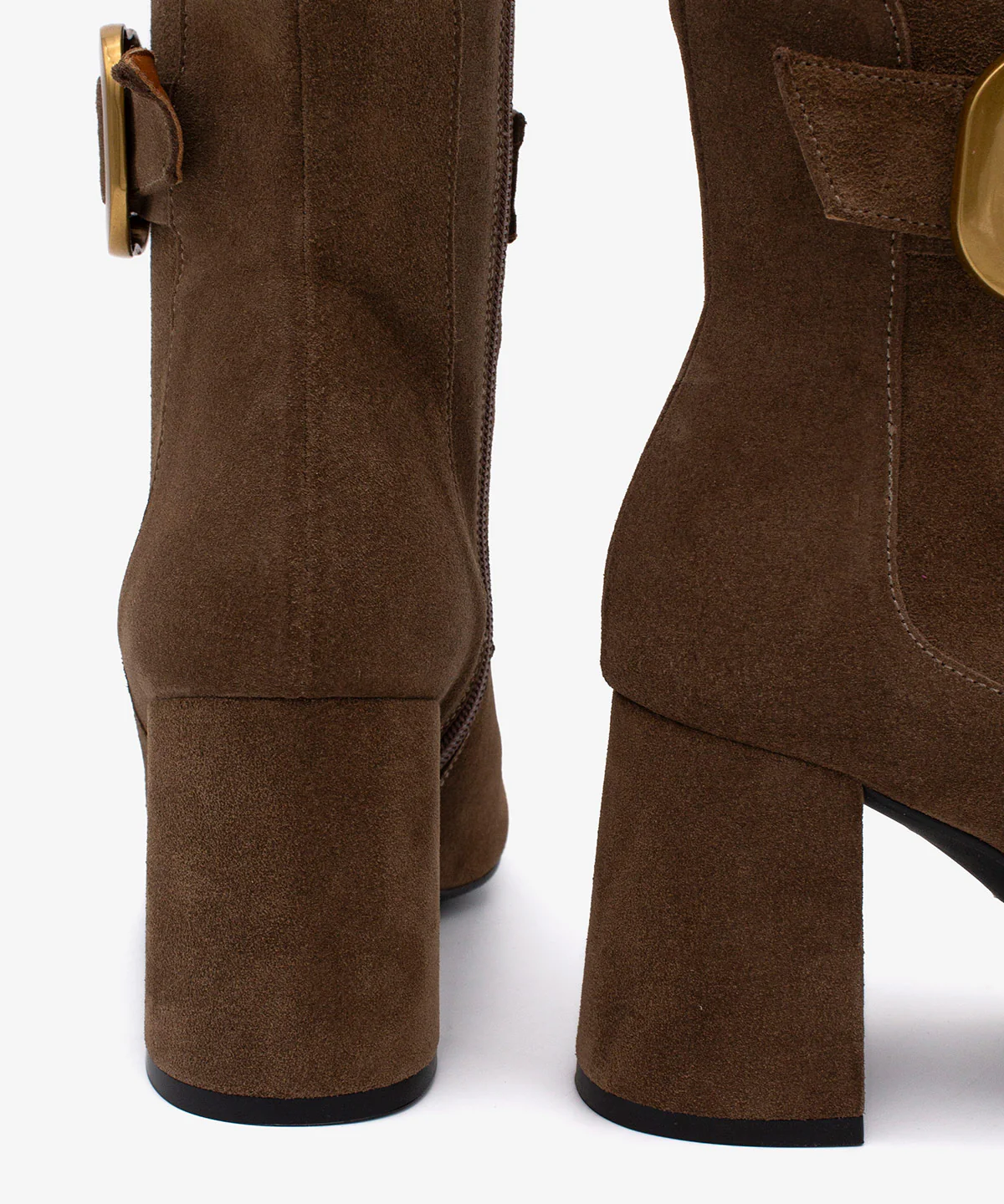 ELORA – Bota de mujer con tacón ancho de serraje - Image 6