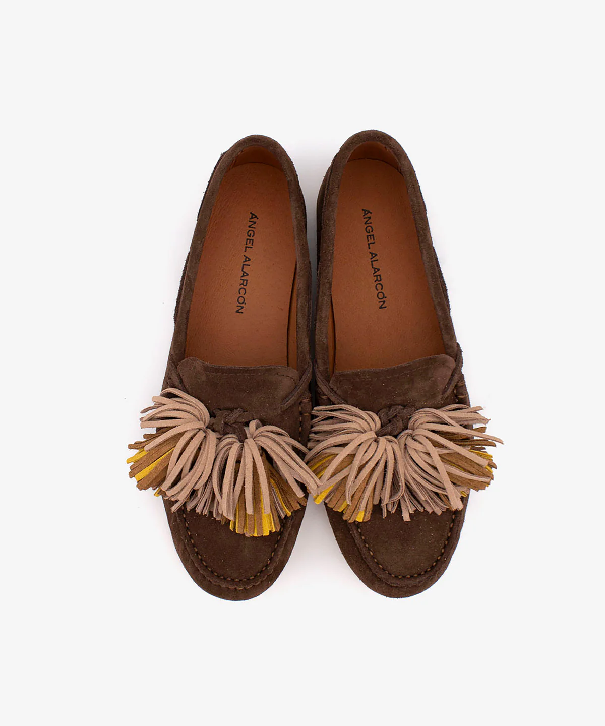 ENRICA – Mocasín kiowa plano con adorno de serraje - Image 4
