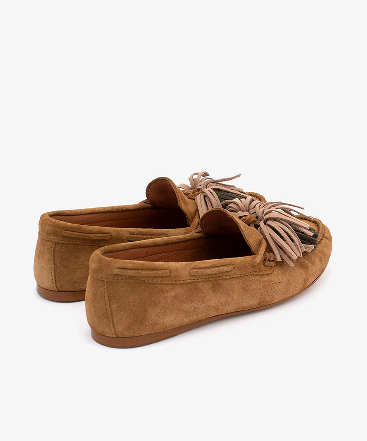 ENRICA – Mocasín kiowa plano con adorno de serraje - Image 8