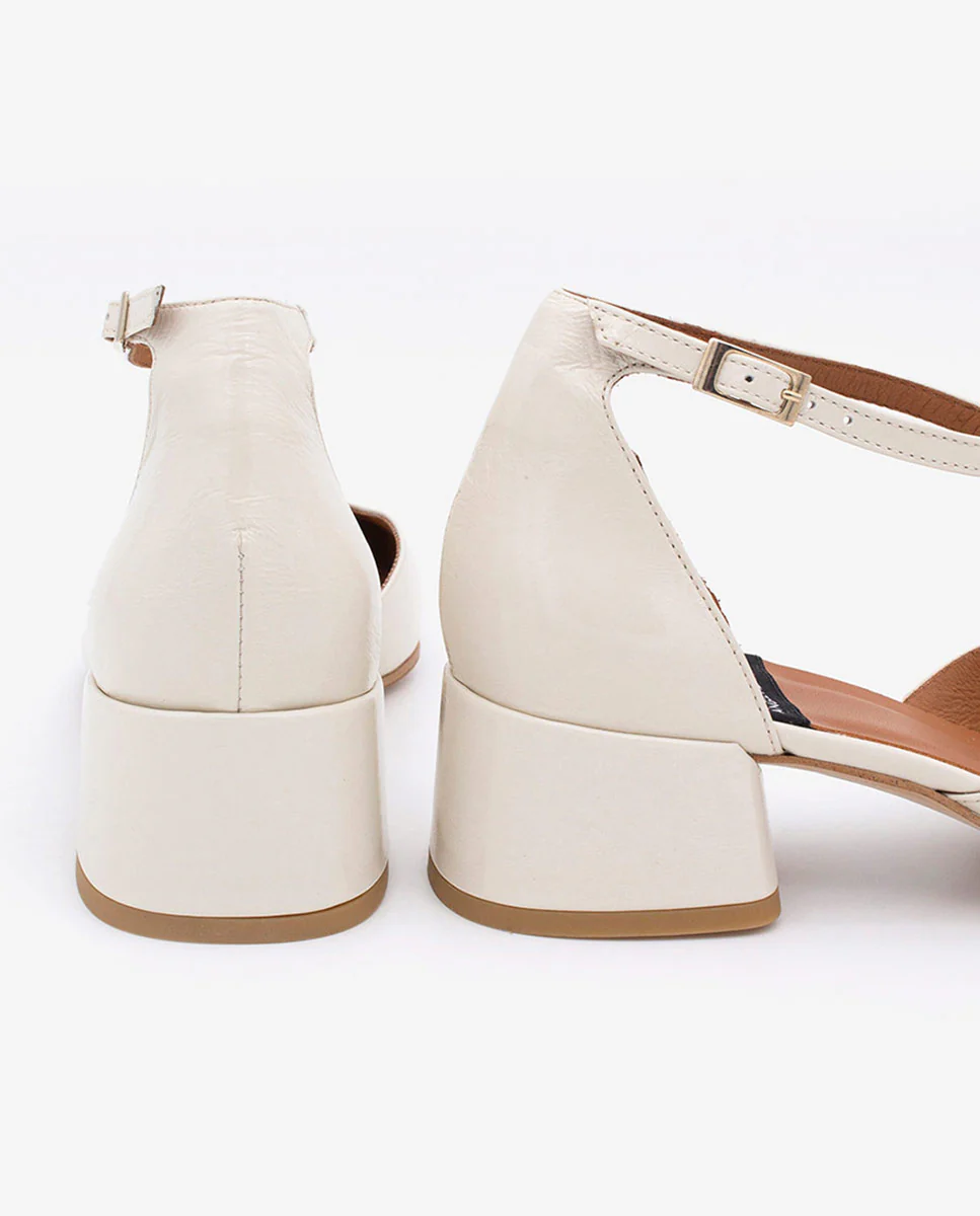 GABRIELLE - Zapato de tacón bajo con pulsera de piel - Image 10