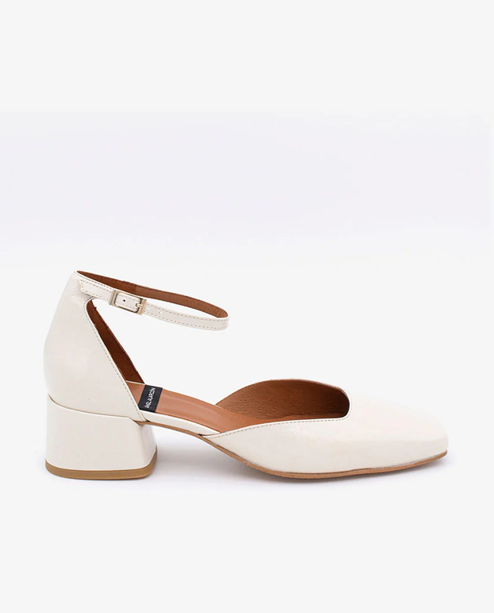 GABRIELLE - Zapato de tacón bajo con pulsera de piel - Image 6