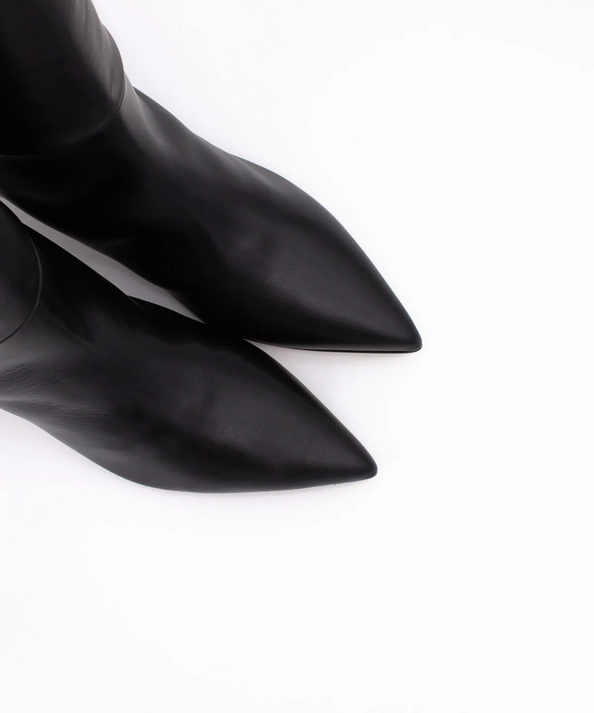 GAELLE – Bota de mujer de caña alta y tacón mini de piel - Image 10