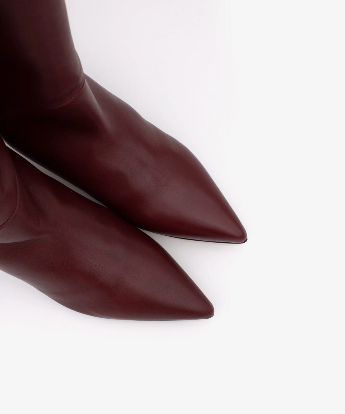 GAELLE – Bota de mujer de caña alta y tacón mini de piel - Image 5