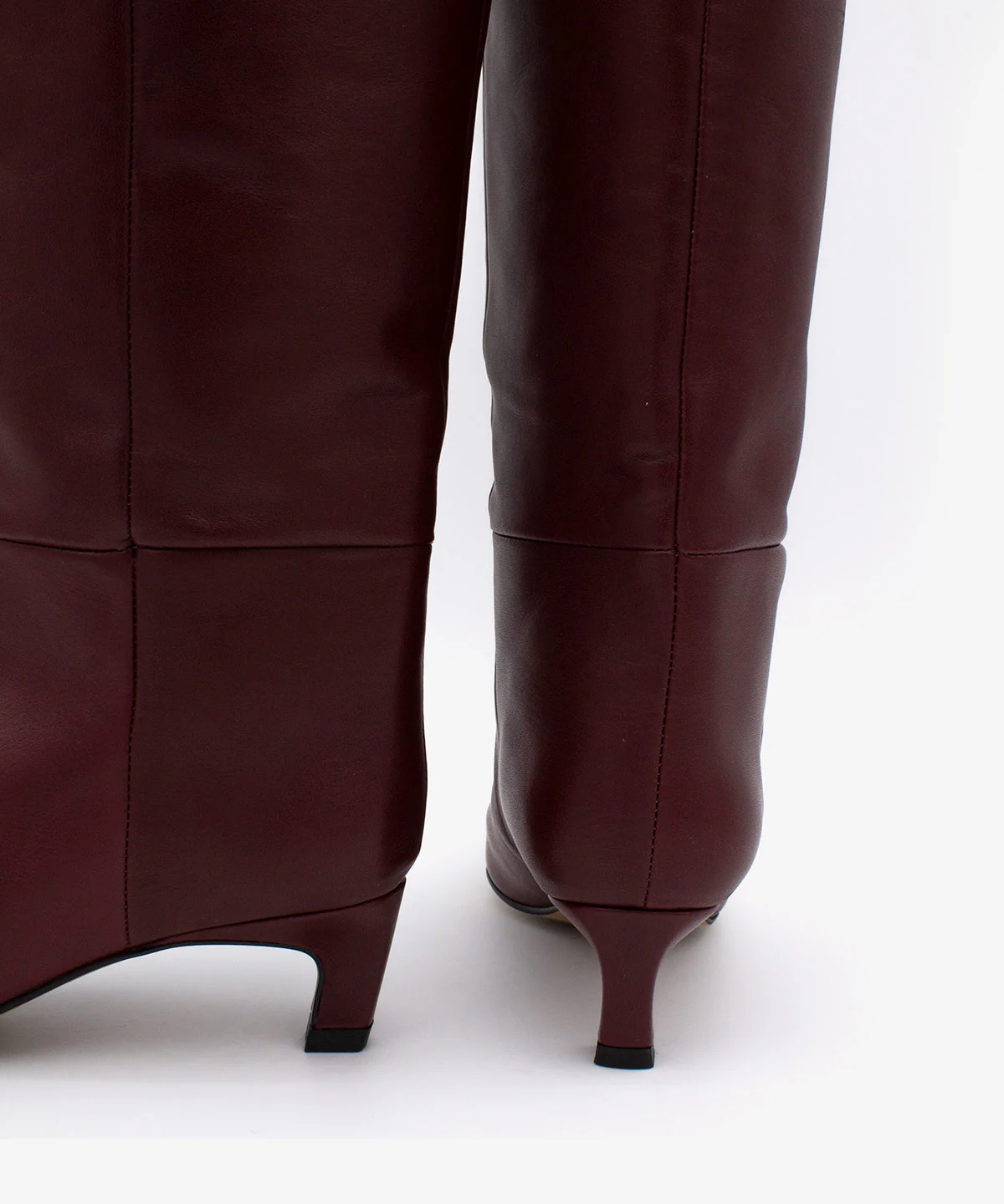 GAELLE – Bota de mujer de caña alta y tacón mini de piel - Image 6