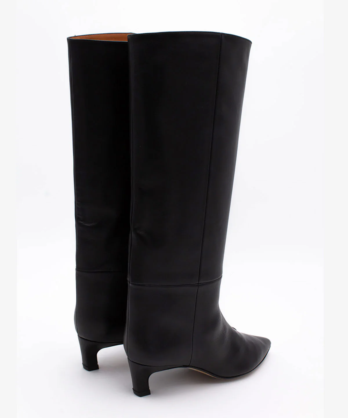 GAELLE – Bota de mujer de caña alta y tacón mini de piel - Image 9