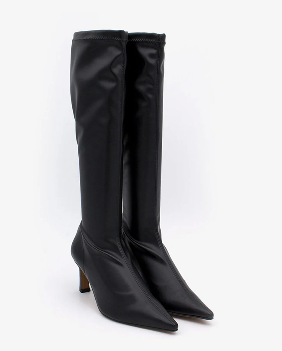 HAELTA – Bota elástica con punta fina y tacón - Image 2