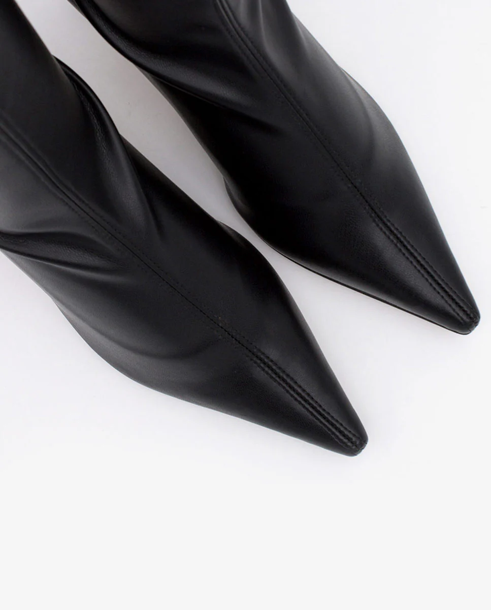 HAELTA – Bota elástica con punta fina y tacón - Image 5