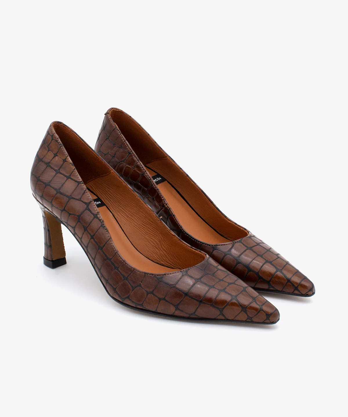 HARIAH – Estileto básico, elegante y cómodo de piel print croco - Image 2