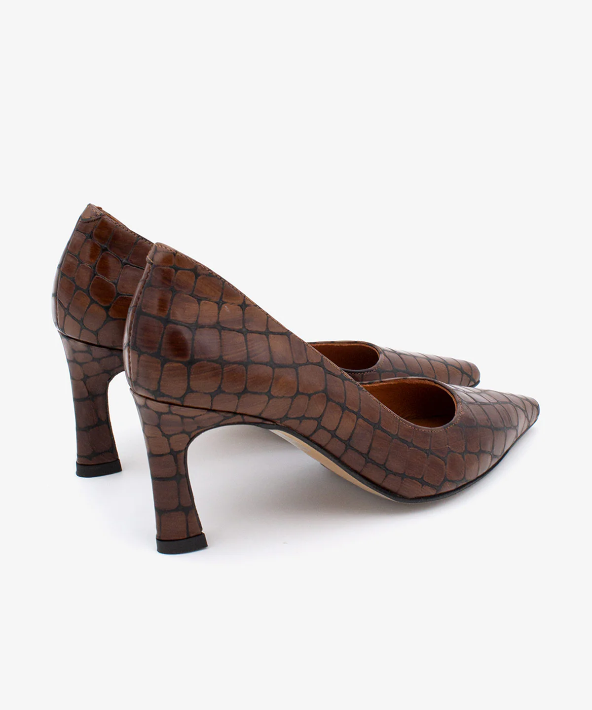 HARIAH – Estileto básico, elegante y cómodo de piel print croco - Image 3