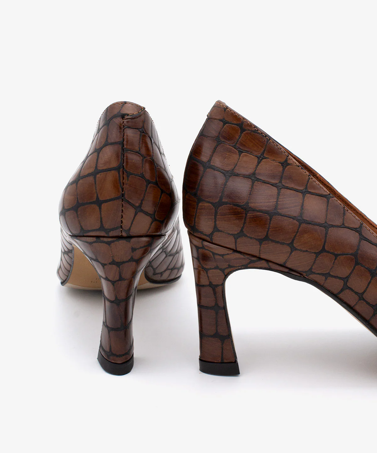 HARIAH – Estileto básico, elegante y cómodo de piel print croco - Image 6
