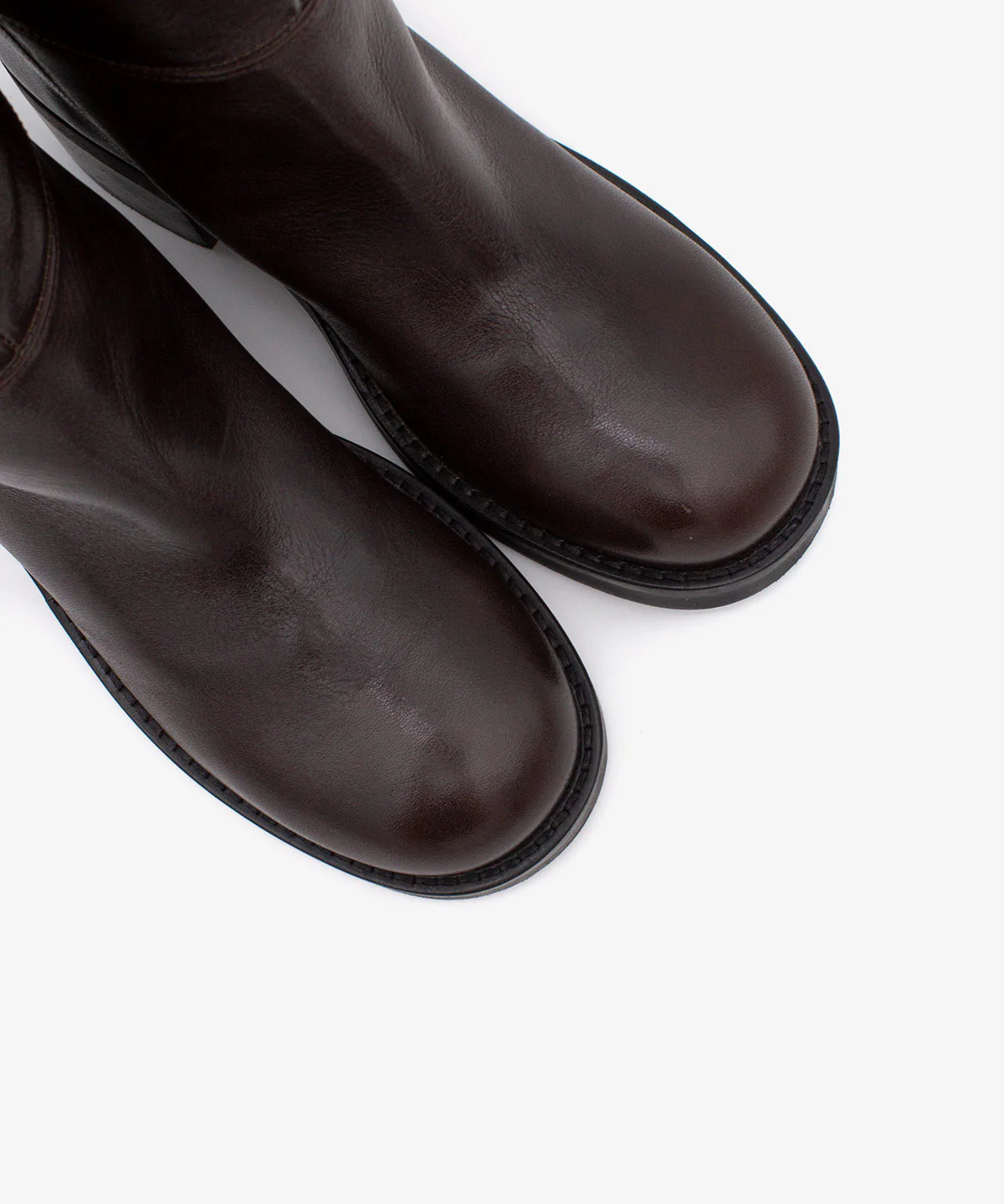 ICITA – Bota de caña alta con suela ancha y tacón cómodo de piel natural - Image 10