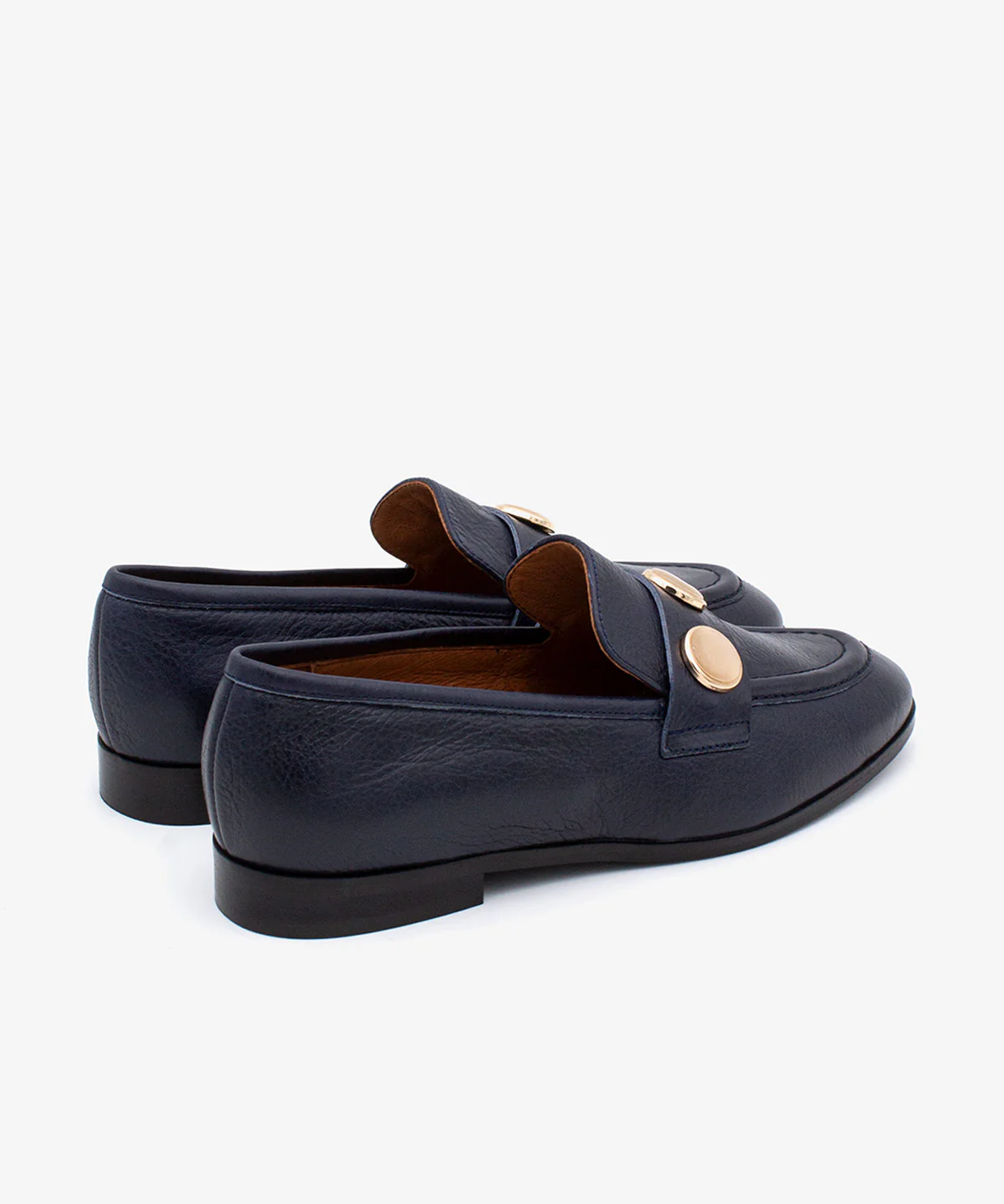 JUNA – Mocasín de mujer de piel natural con punta redonda y adorno - Image 17