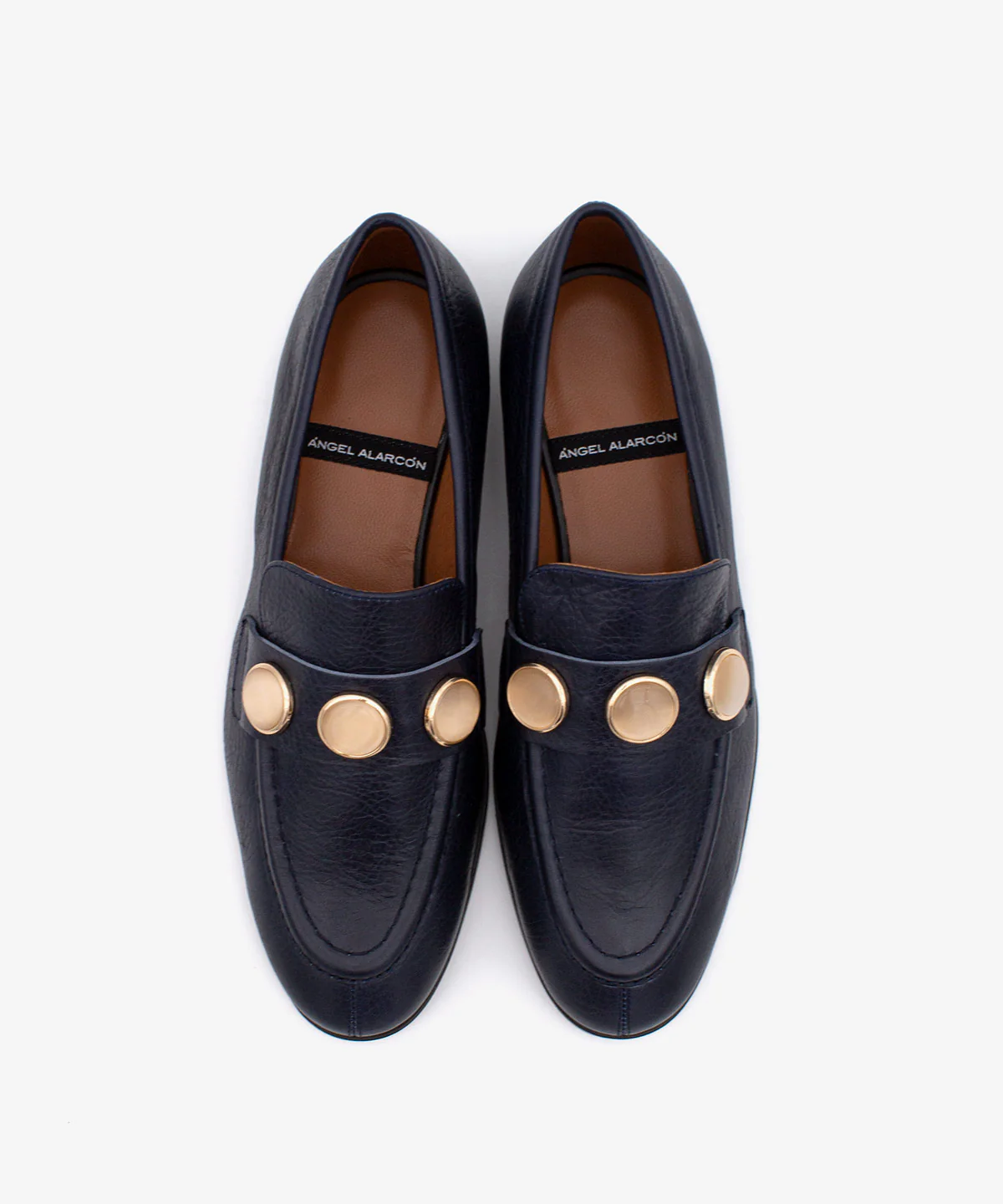 JUNA – Mocasín de mujer de piel natural con punta redonda y adorno - Image 18