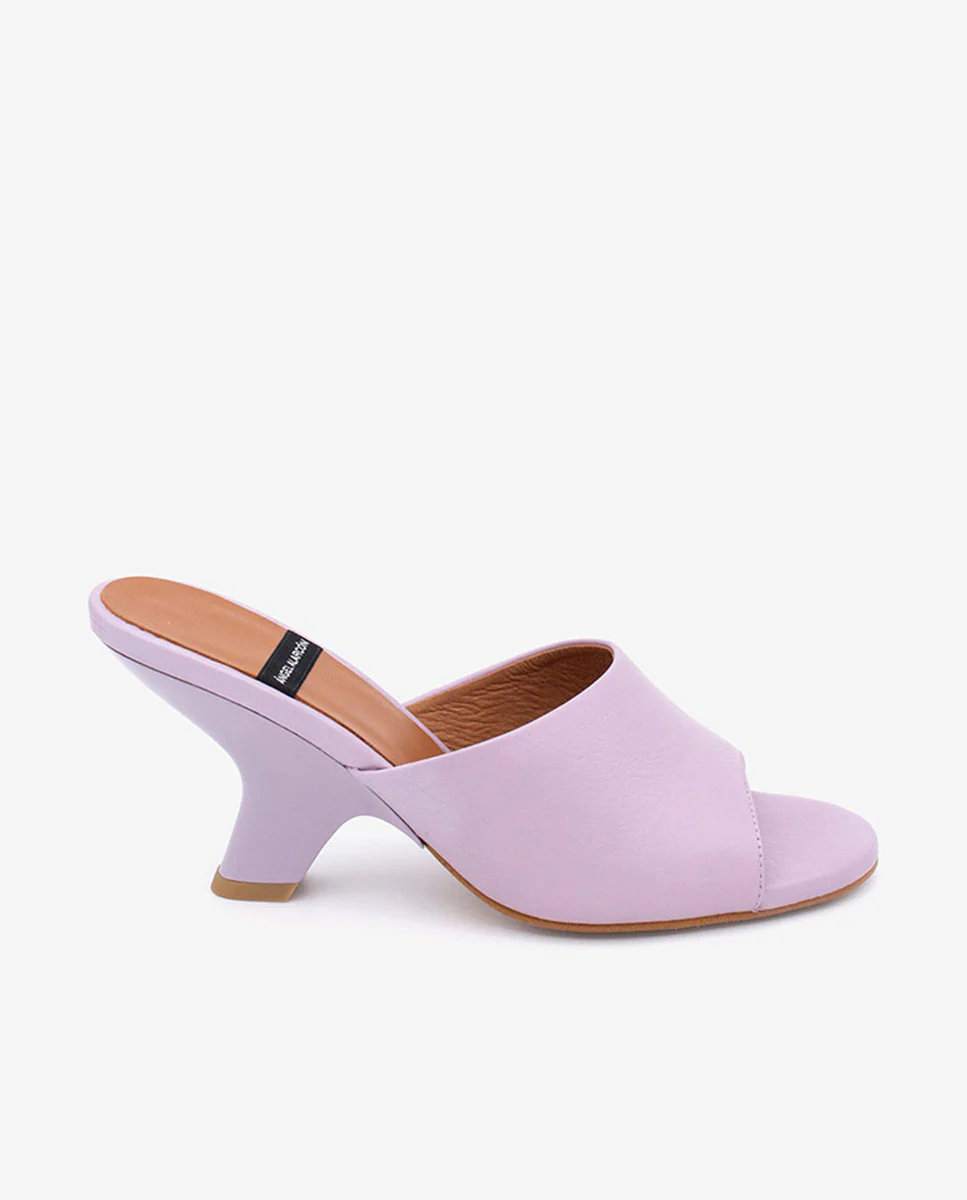 LILY - Mules con tacón de diseño de piel - Image 11