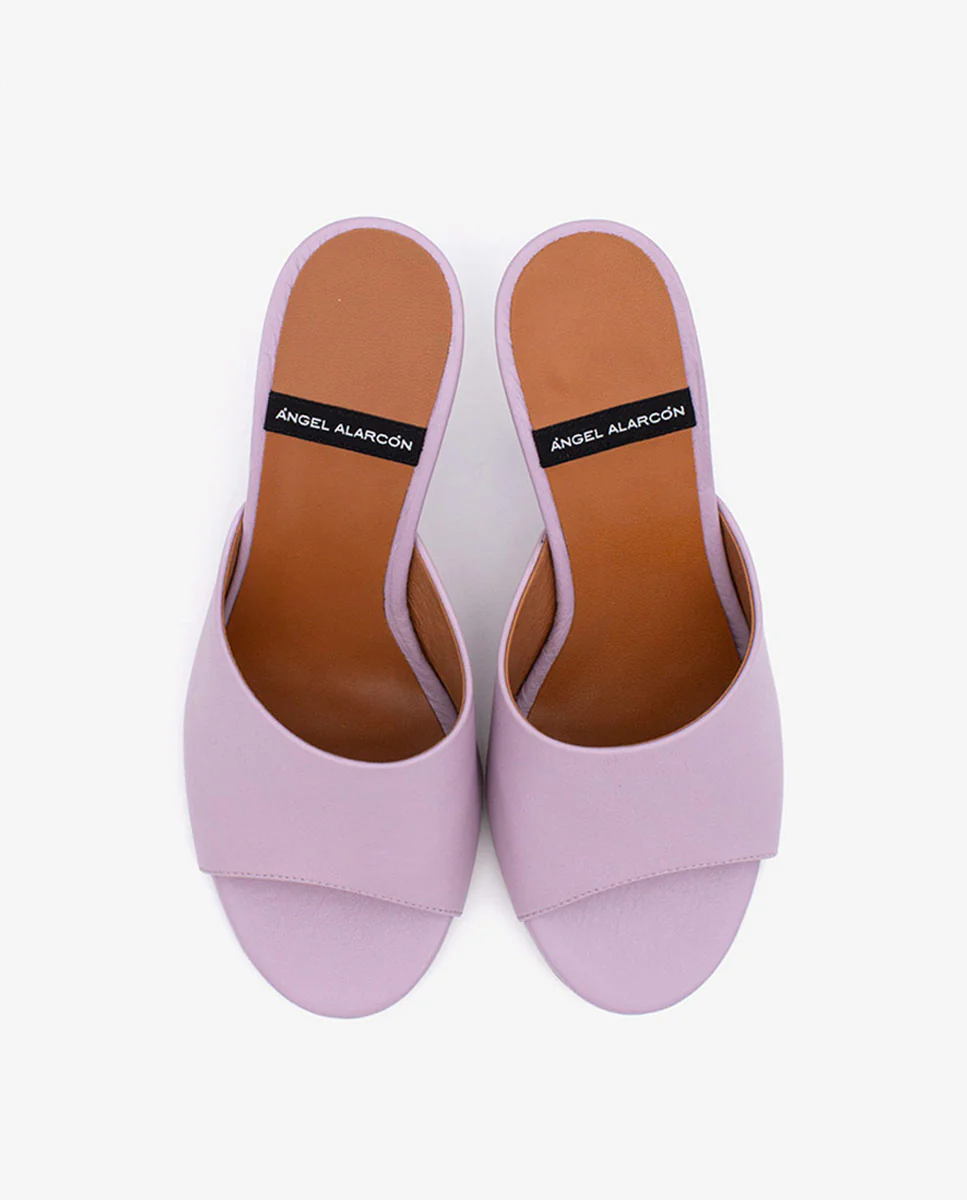 LILY - Mules con tacón de diseño de piel - Image 14