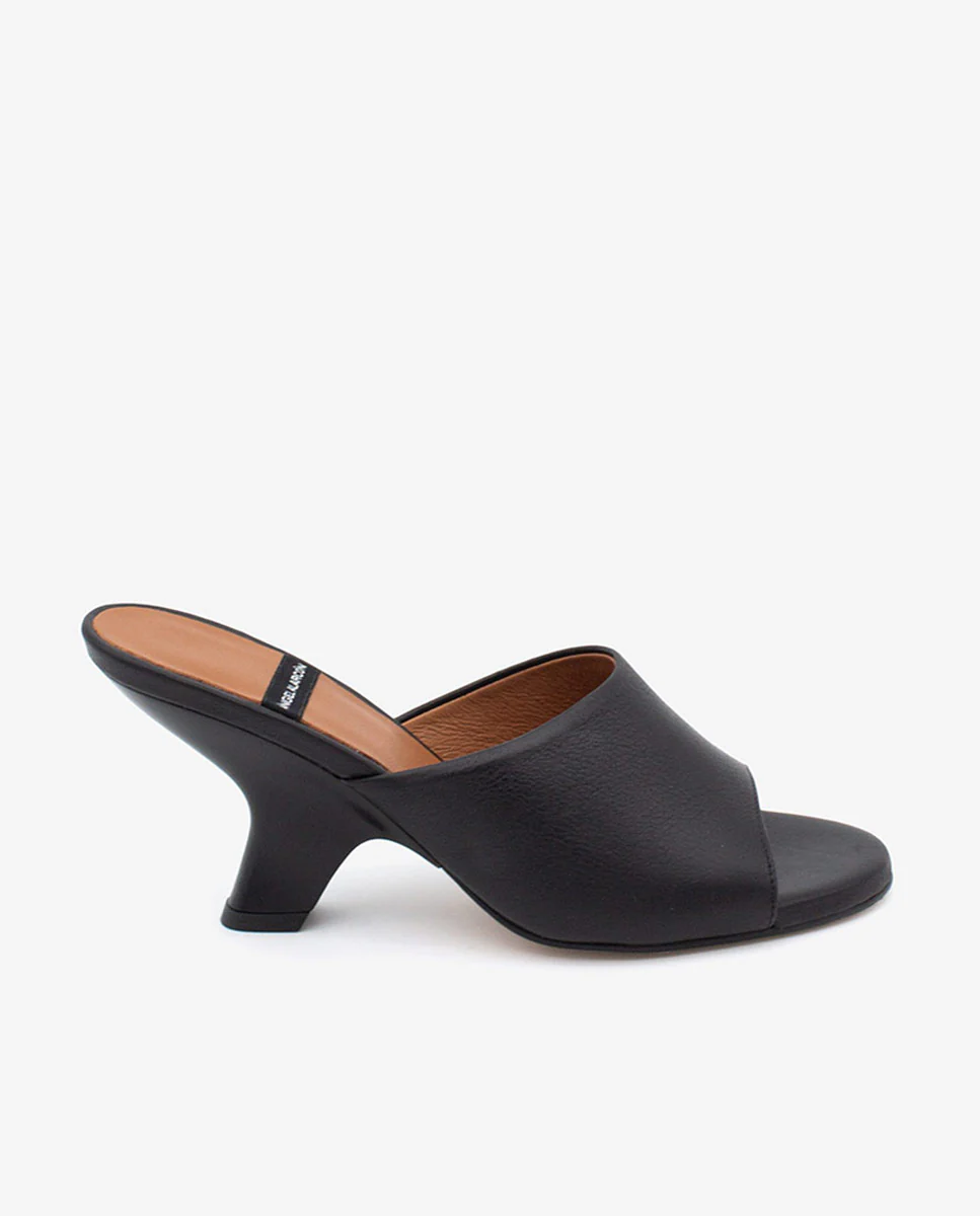 LILY - Mules con tacón de diseño de piel - Image 16