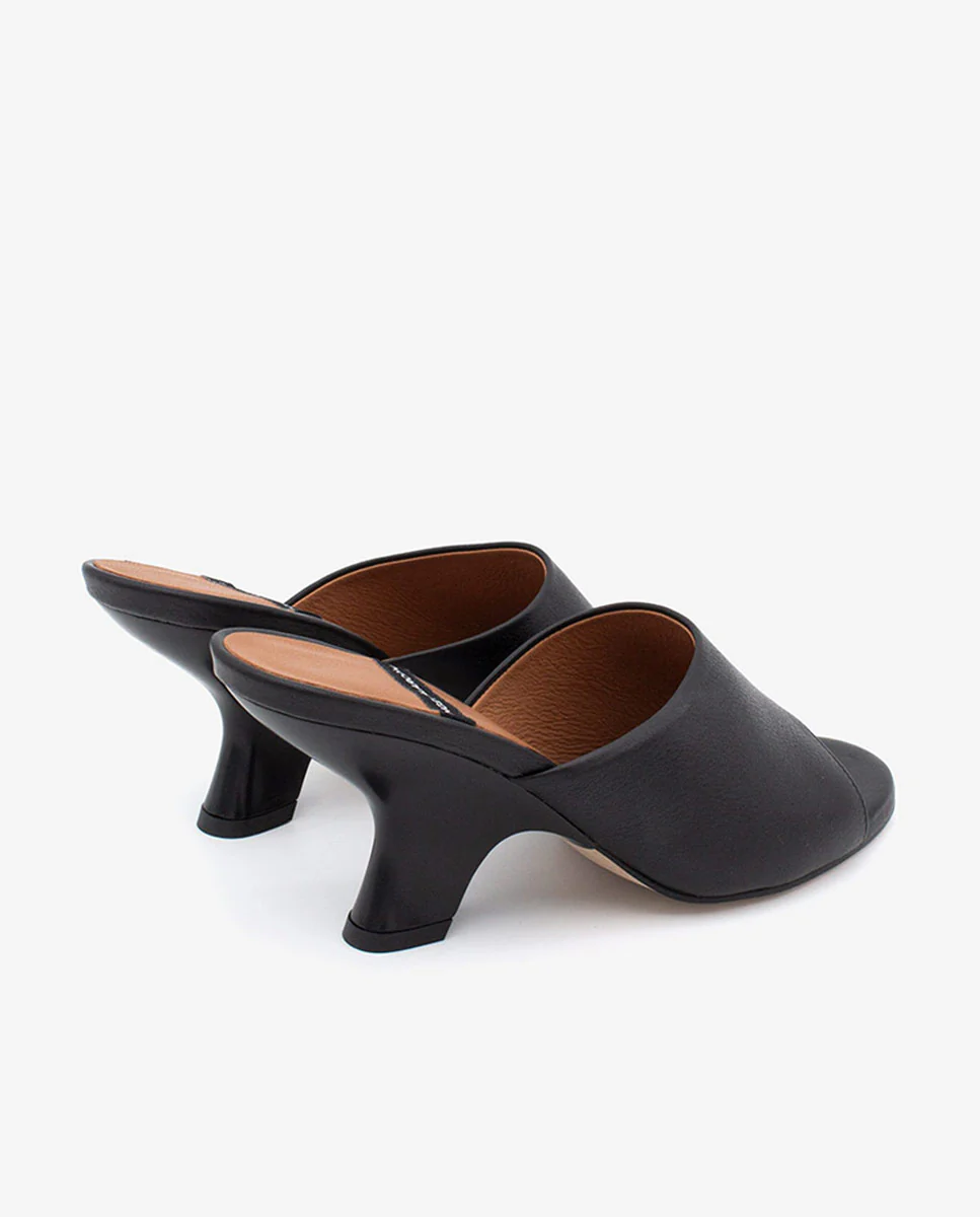 LILY - Mules con tacón de diseño de piel - Image 18