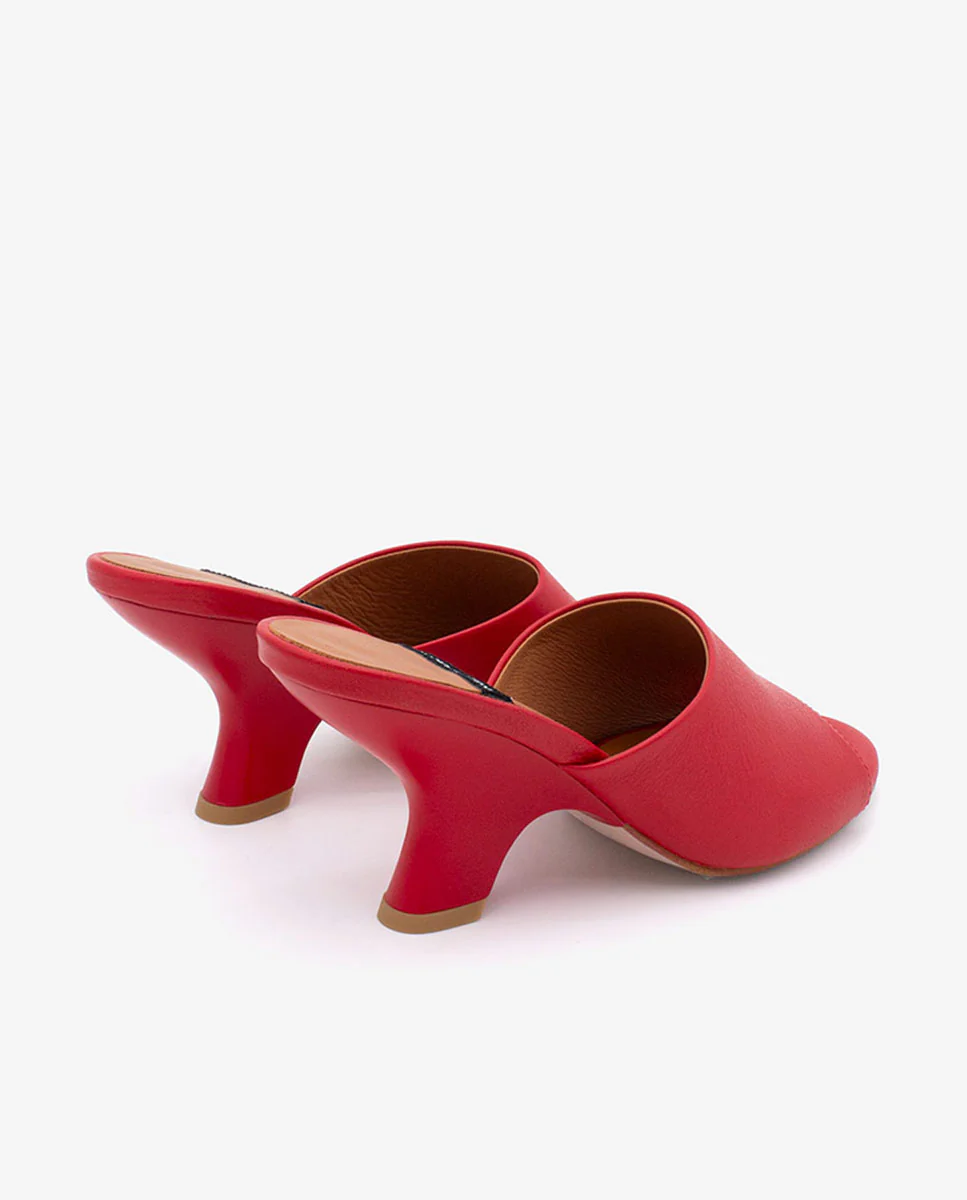 LILY - Mules con tacón de diseño de piel - Image 23