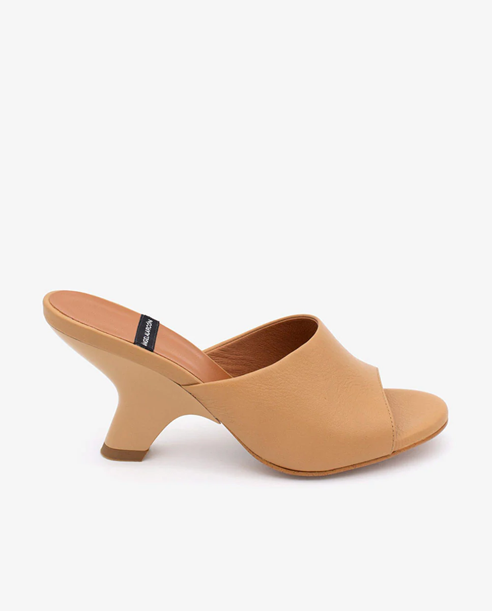 LILY - Mules con tacón de diseño de piel - Image 6