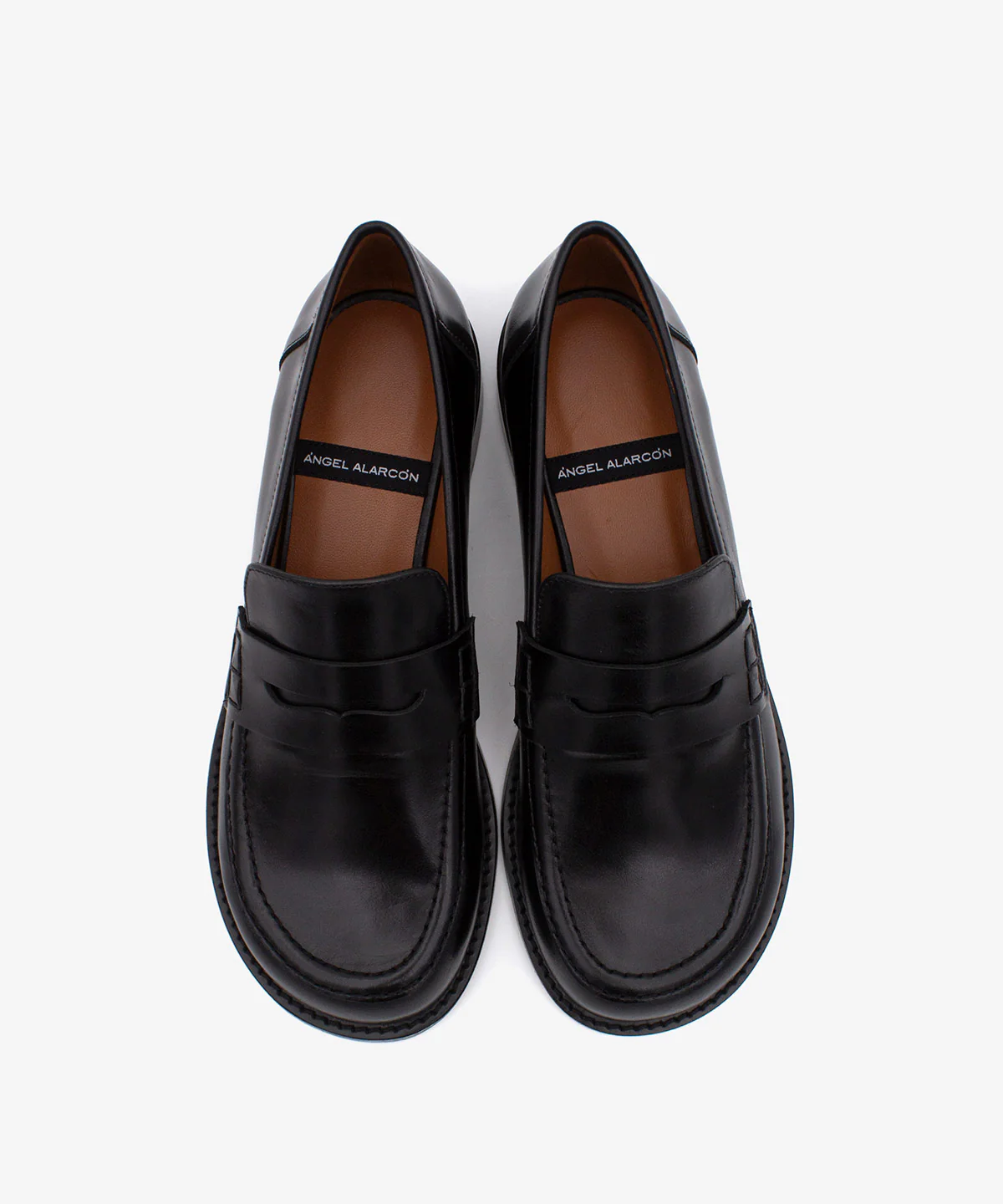 LOUISA – Mocasín de mujer con antifaz en piel con brillo - Image 7