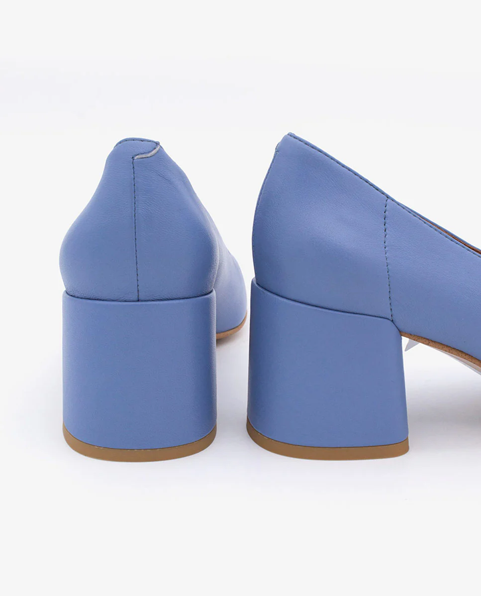 LUCIE - Zapatos de salón cómodos con tacón ancho de piel - Image 10