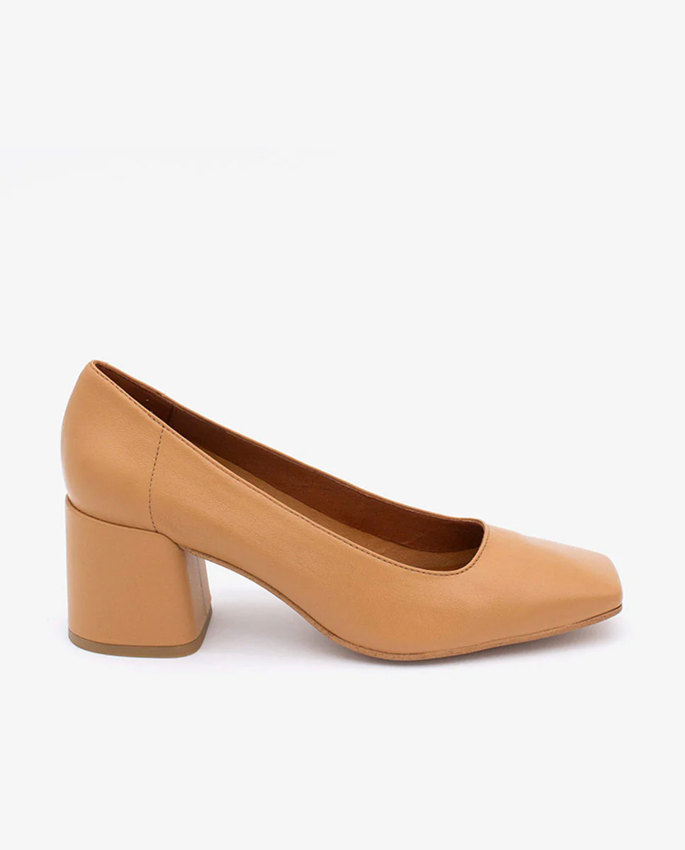 LUCIE - Zapatos de salón cómodos con tacón ancho de piel - Image 11