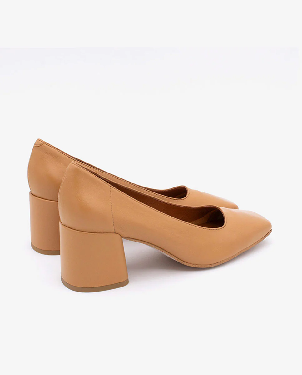 LUCIE - Zapatos de salón cómodos con tacón ancho de piel - Image 13