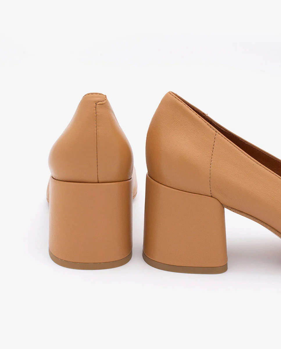 LUCIE - Zapatos de salón cómodos con tacón ancho de piel - Image 15