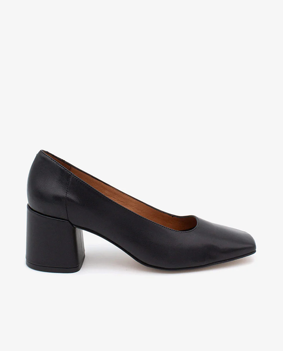LUCIE - Zapatos de salón cómodos con tacón ancho de piel - Image 16