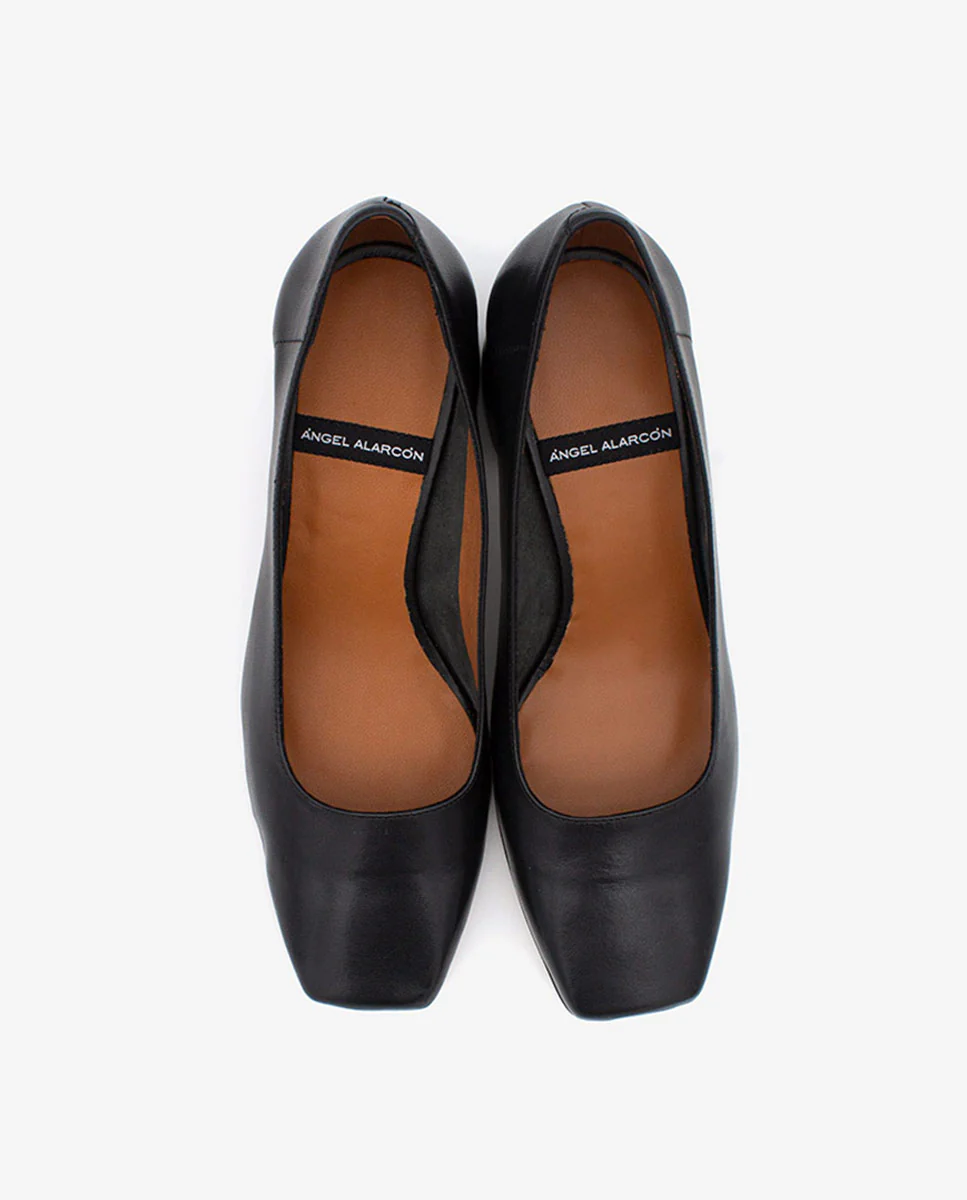 LUCIE - Zapatos de salón cómodos con tacón ancho de piel - Image 19