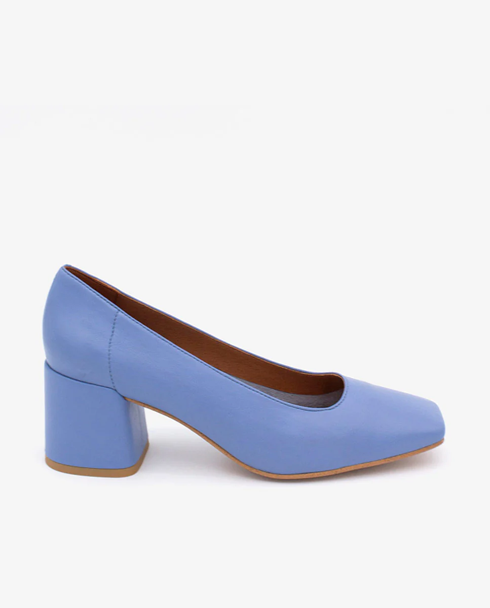 LUCIE - Zapatos de salón cómodos con tacón ancho de piel - Image 6